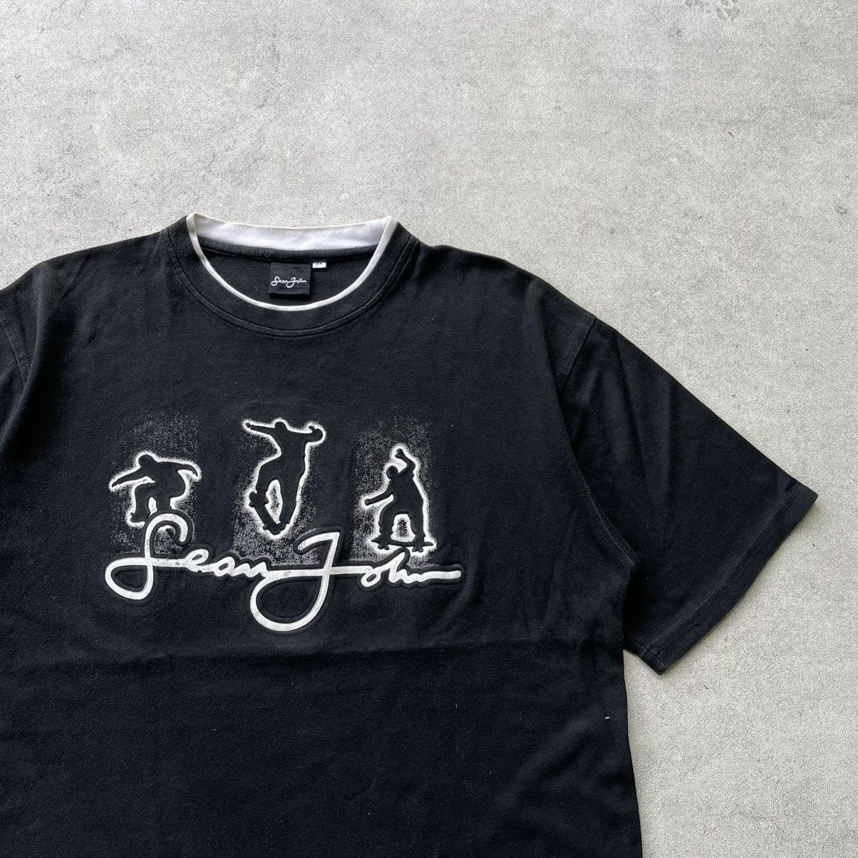 Sean John Vtg Sean John Skate Tee Size US L / EU 52-54 / 3 - 3 Thumbnail