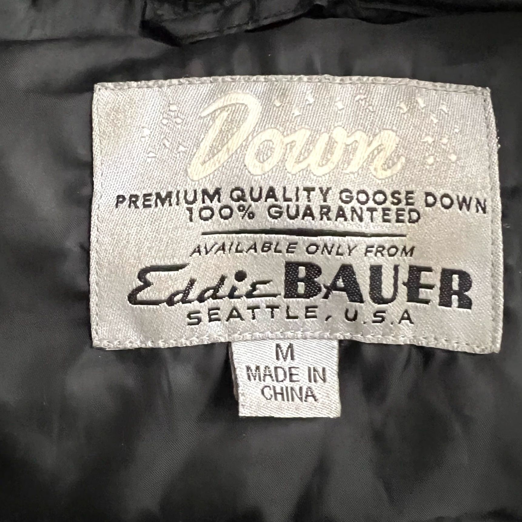 Eddie Bauer VINTAGE Eddie Bauer Down Coat Womens Medium 650 Down Black Hooded Puffer Jacket Long Size M / US 6-8 / IT 42-44 - 7 Thumbnail
