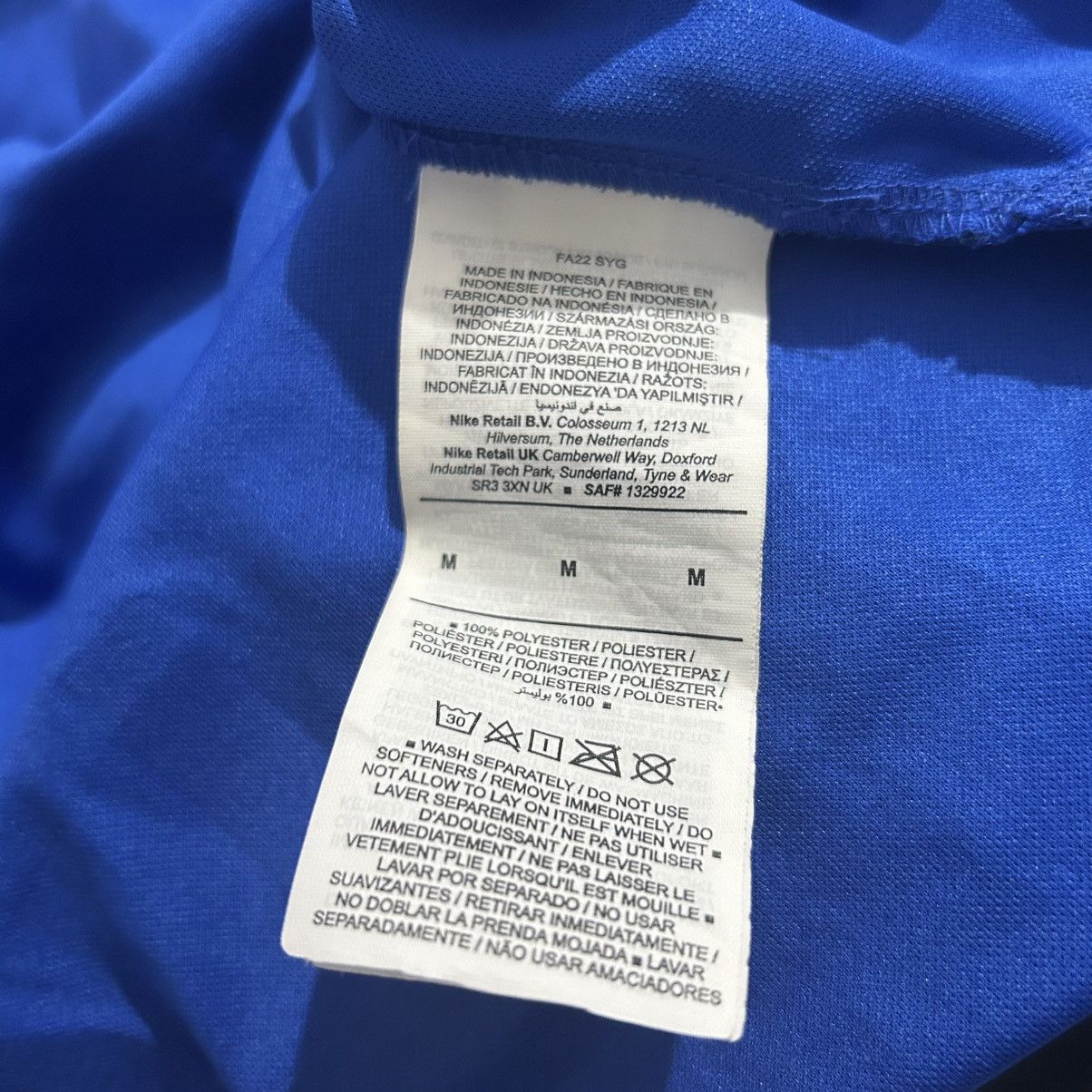 Nike Inter Milan 2022 Jersey Size US M / EU 48-50 / 2 - 3 Thumbnail