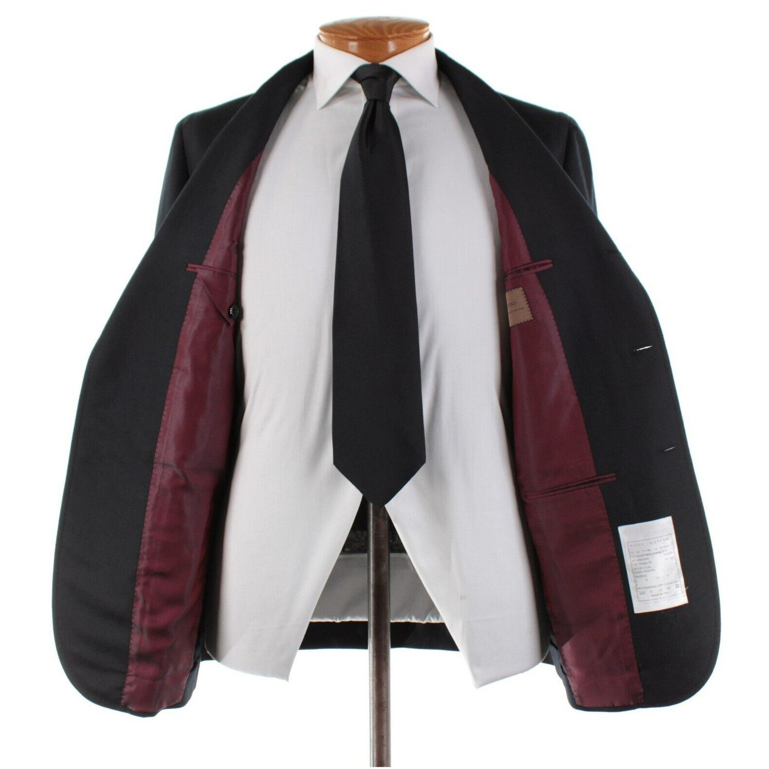 Other Stile Latino Suit Size US 40 Regular in Black Size 40R - 7 Thumbnail
