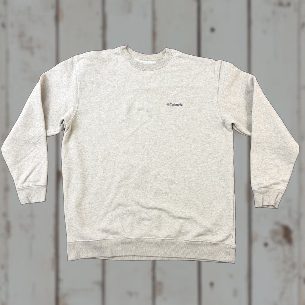 Vintage Columbia Sweatshirt Mens 2XL Beige Pullover Crewneck Long Sleeve Logo Outdoor Casual Regular Fit Clothing Size US XXL / EU 58 / 5 - 1 Thumbnail