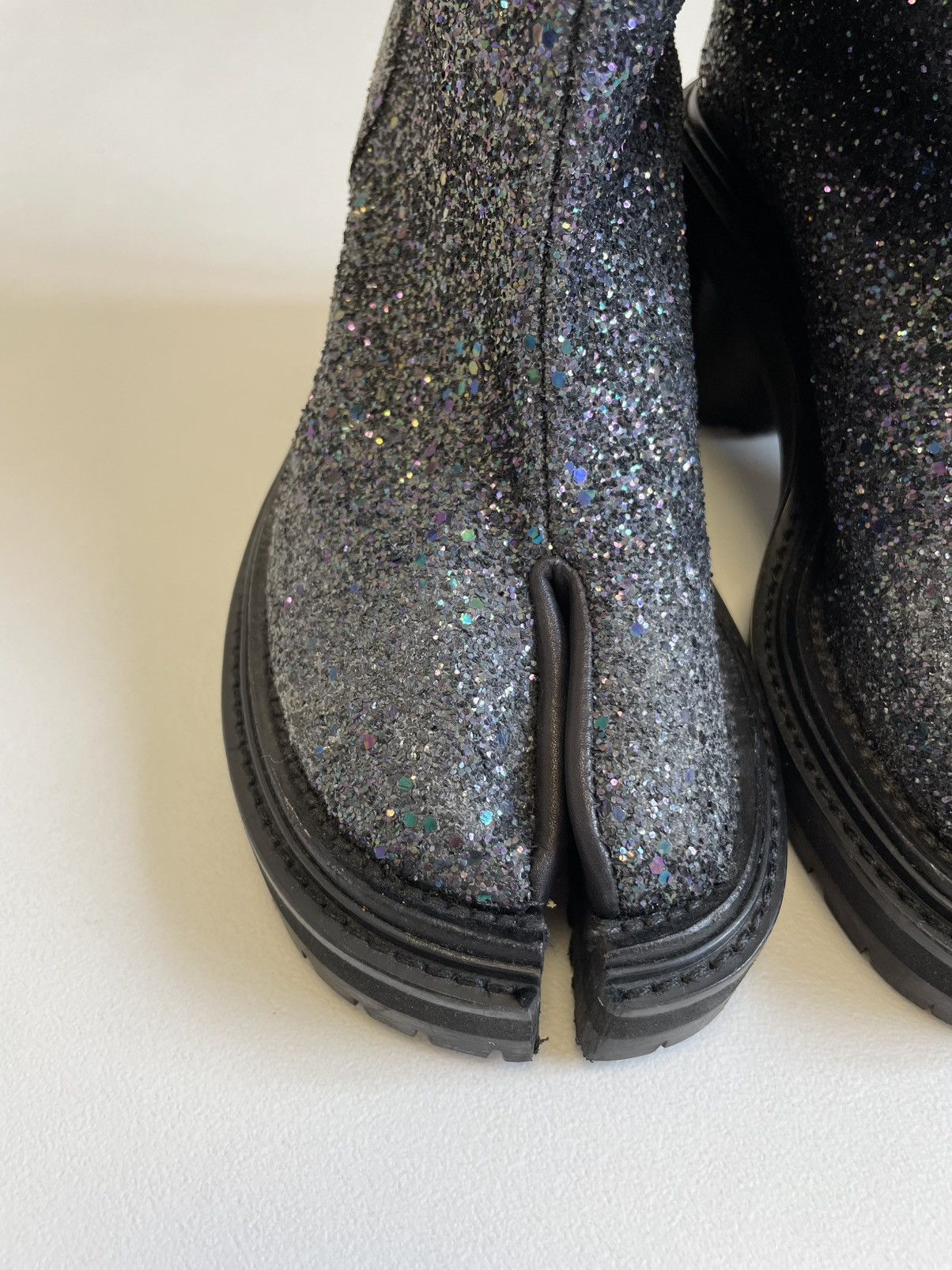 Maison Margiela A/W 19 High Heel Glitter Hunter Tabi Boots Size US 7 / IT 37 - 10 Thumbnail