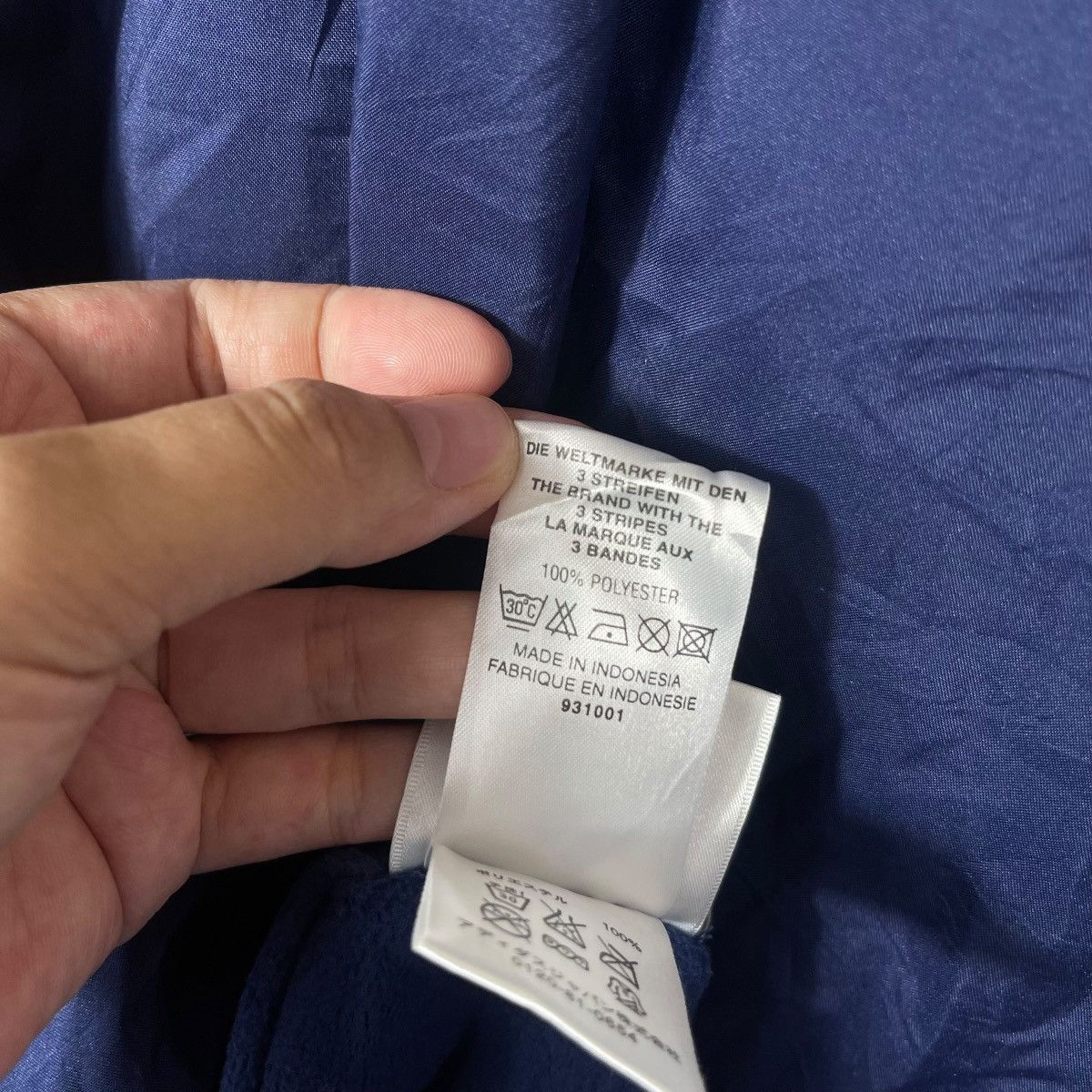 Adidas Vintage Adidas Sweden SFF Pullover Windbreaker Jacket Blue Size US L / EU 52-54 / 3 - 6 Thumbnail