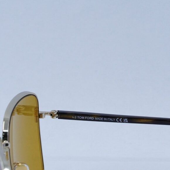 Tom Ford Tom Ford FT1029 32E Sunglasses Rose Gold Square Frame Size ONE SIZE - 4 Thumbnail