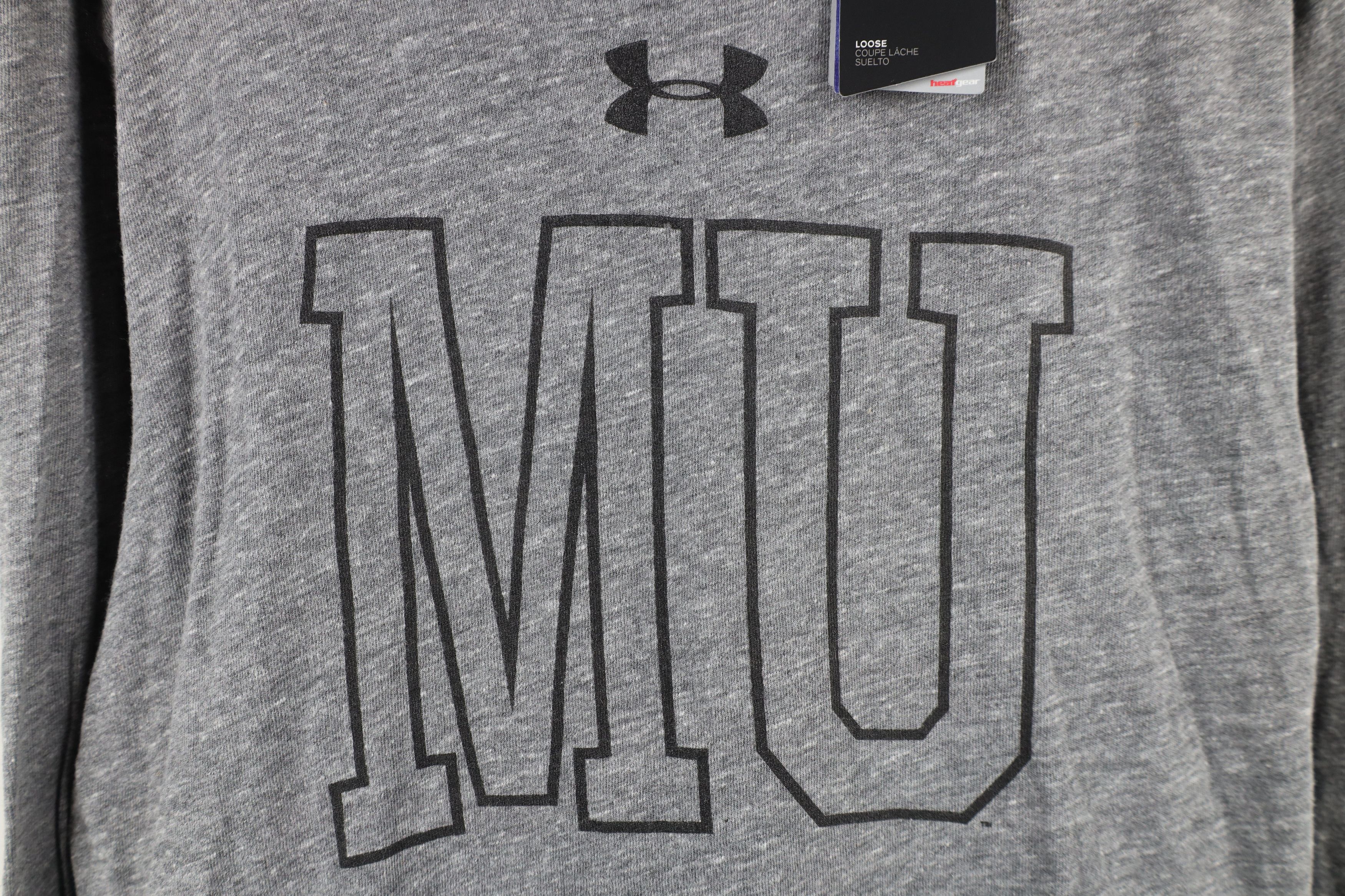 Under Armour × Vintage New Under Armour University Jersey Knit Long Sleeve T-Shirt Size US L / EU 52-54 / 3 - 4 Thumbnail