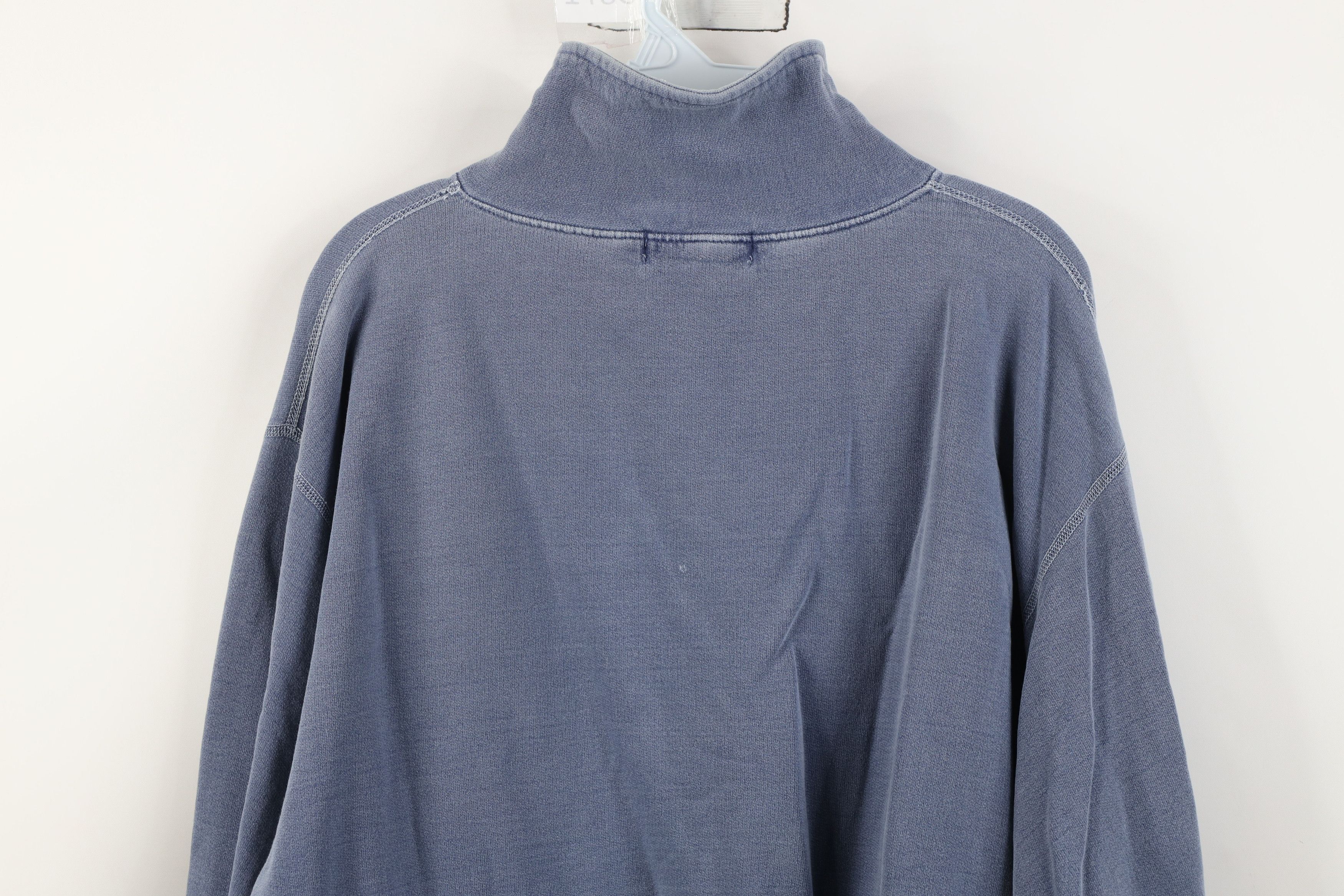 Vintage Vintage 90s University of Michigan 1/4 Half Zip Sweatshirt Size US XL / EU 56 / 4 - 14 Thumbnail