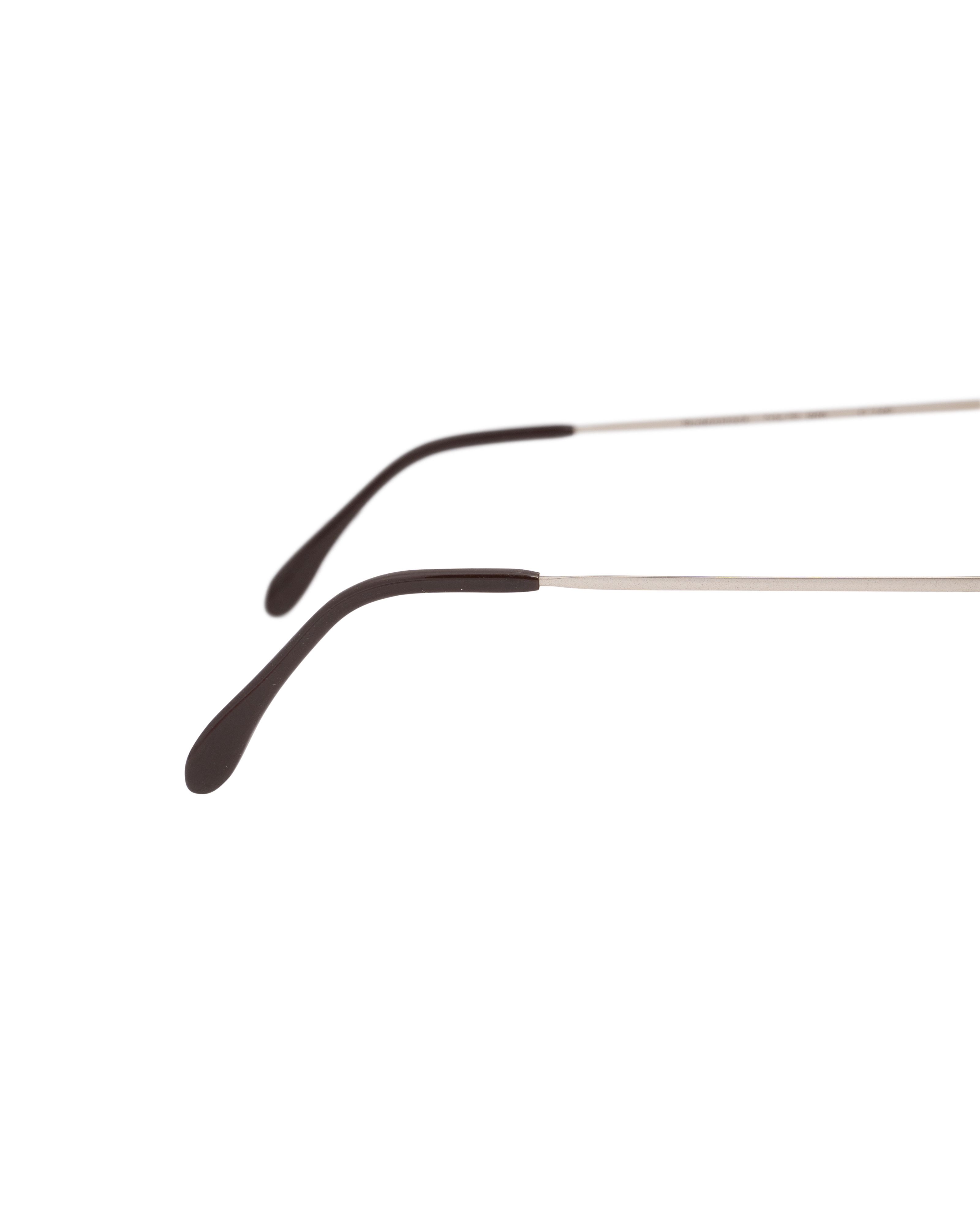Vintage Rodenstock '90s Silver Half-Rim Pilot Aviator Glasses Size ONE SIZE - 2 Thumbnail
