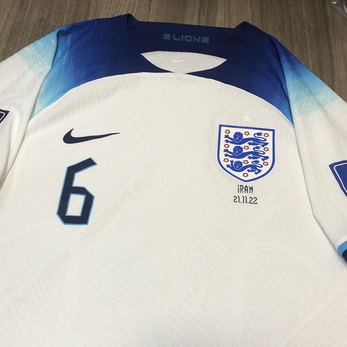 Nike England world cup 2022 player issue shirt #6 Maguire Size US XL / EU 56 / 4 - 3 Thumbnail