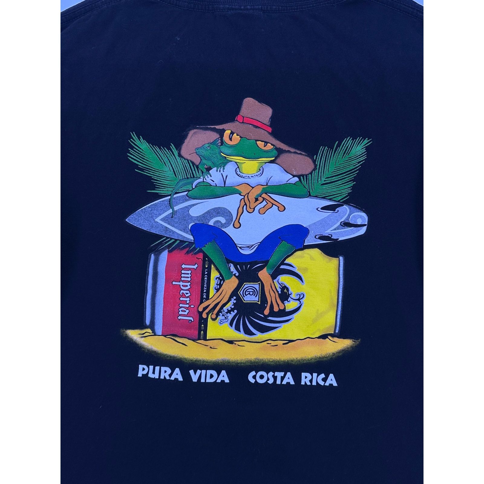 & Other Stories Pura Vida Costa Rica Black Tshirt Size Large Size US L / EU 52-54 / 3 - 9 Thumbnail