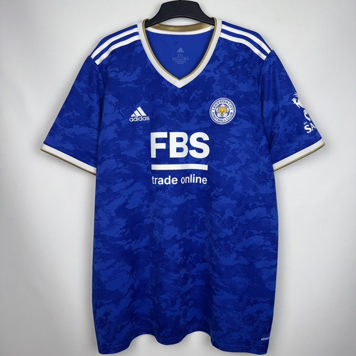 Adidas LEICESTER CITY 2021 2022 HOME FOOTBALL SHIRT SOCCER JERSEY Size US XXL / EU 58 / 5 - 1 Thumbnail