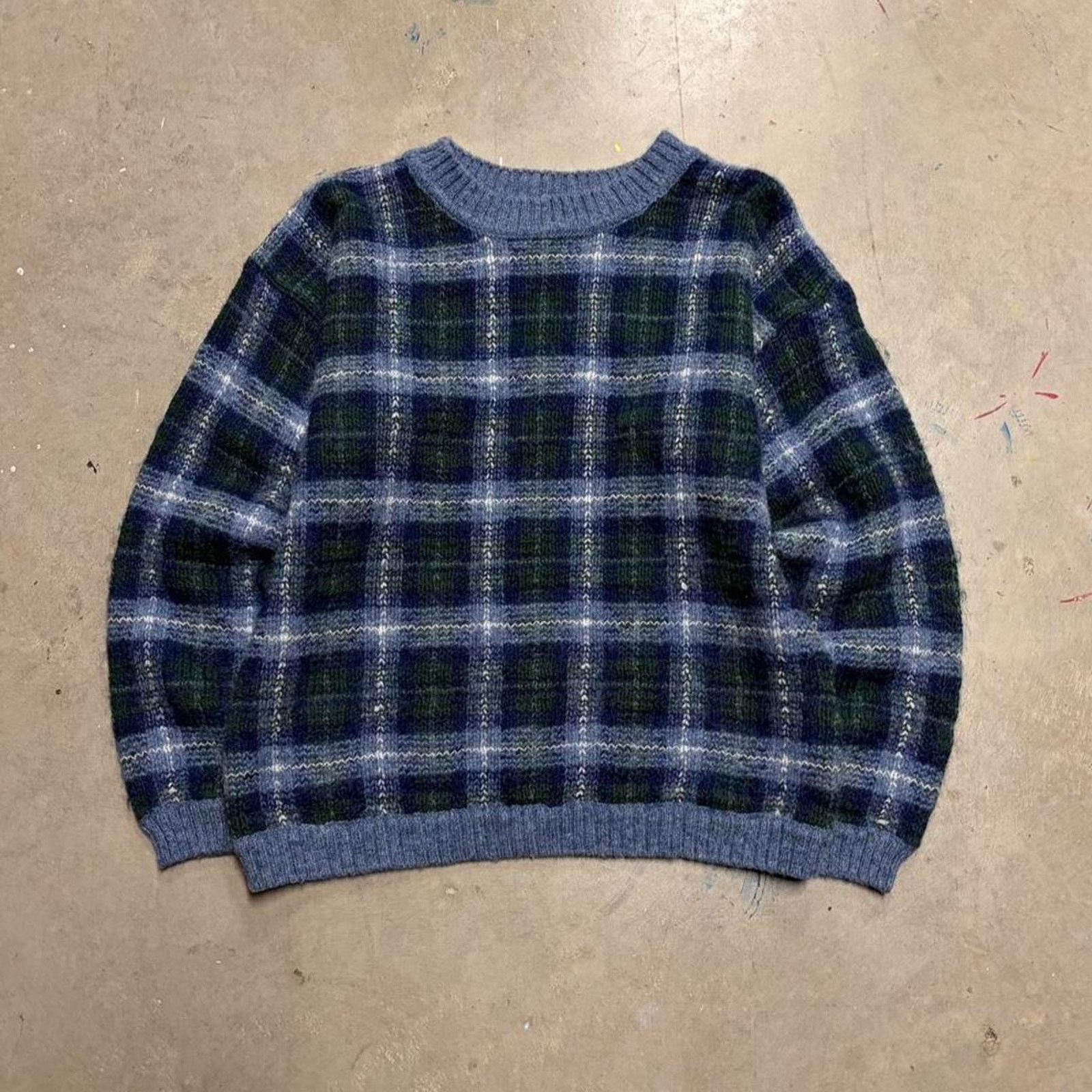 Northern Reflections 90s wool checkered sweater Size US M / EU 48-50 / 2 - 1 Thumbnail