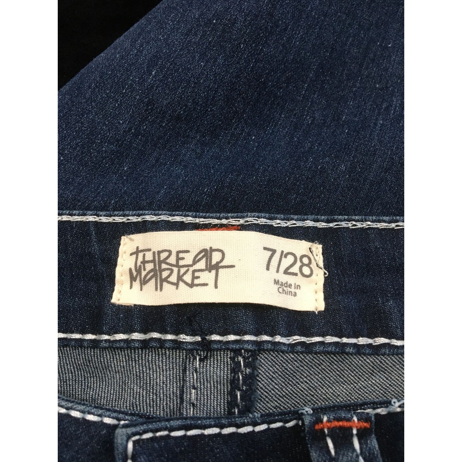 Other Thread Market 7/28 Bootcut Jeans Steers on Flap Pockets Size 28" / US 6 / IT 42 - 4 Thumbnail