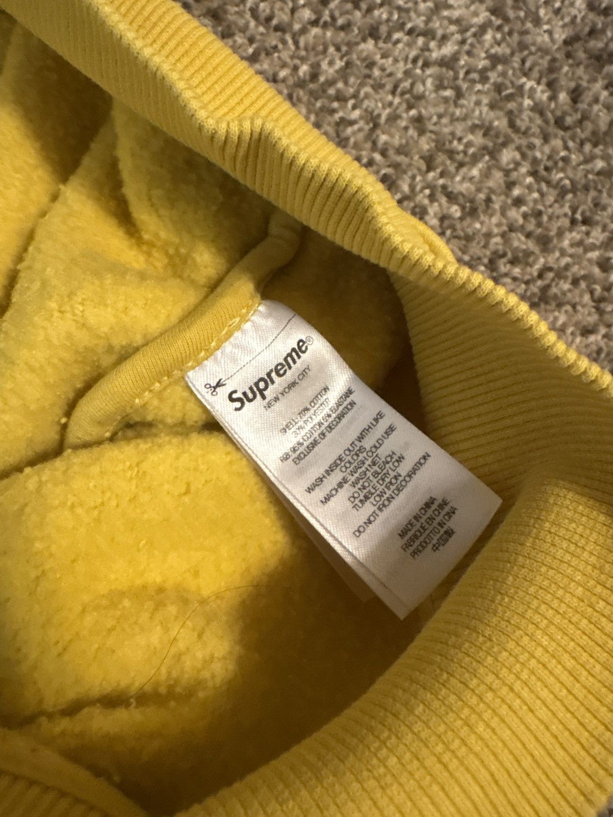 Supreme Supreme True Religion Zip Up Hoodie FW25 Yellow Size US S / EU 44-46 / 1 - 6 Thumbnail