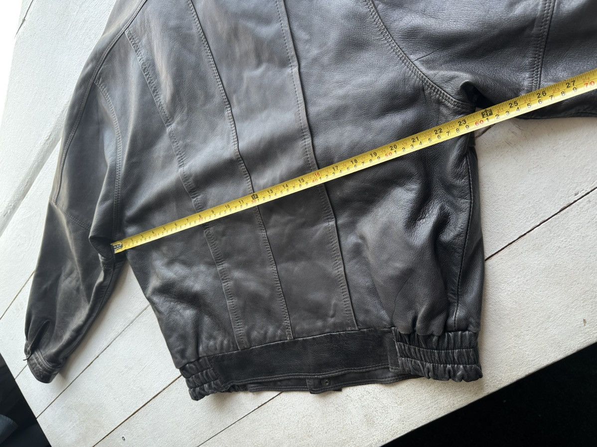 Other 🚨VNTG LEATHER JACKET AVANT GARDE ASYMMETRICAL BROWN MOTO Size US L / EU 52-54 / 3 - 11 Thumbnail