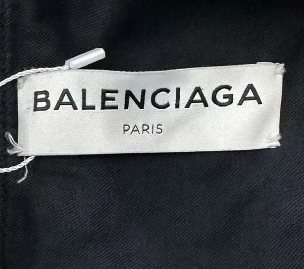 Balenciaga Balenciaga black asymmetrical denim jacket Size US XS / EU 42 / 0 - 5 Thumbnail