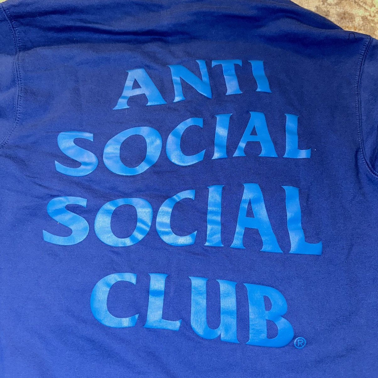 Anti Social Social Club AW22 Anti social social Club Early Decision Blue Hoodie Size US S / EU 44-46 / 1 - 4 Thumbnail