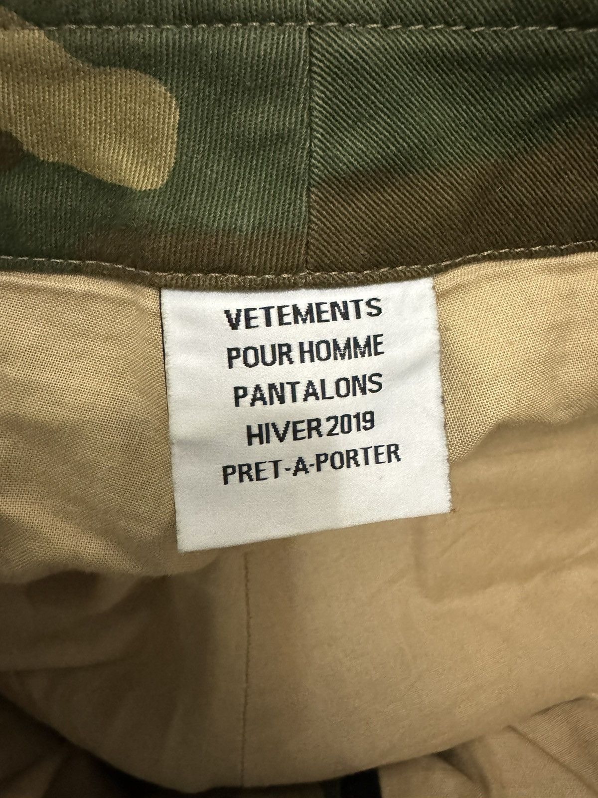 Vetements Lasercut Camo Cargo Pants Size US 32 / EU 48 - 8 Thumbnail