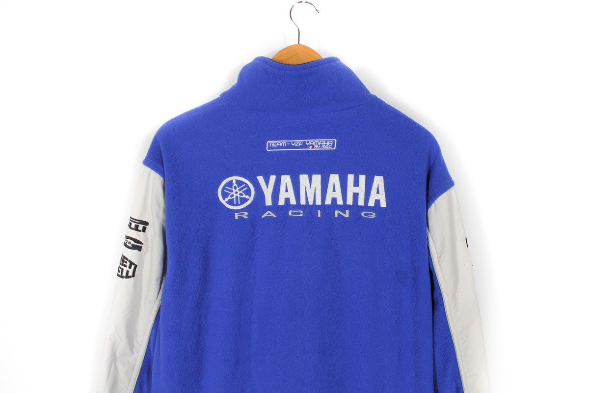 Vintage × Yamaha Yamaha Racing MG Competition Blue Fleece Jacket Size XL Size US XL / EU 56 / 4 - 7 Thumbnail