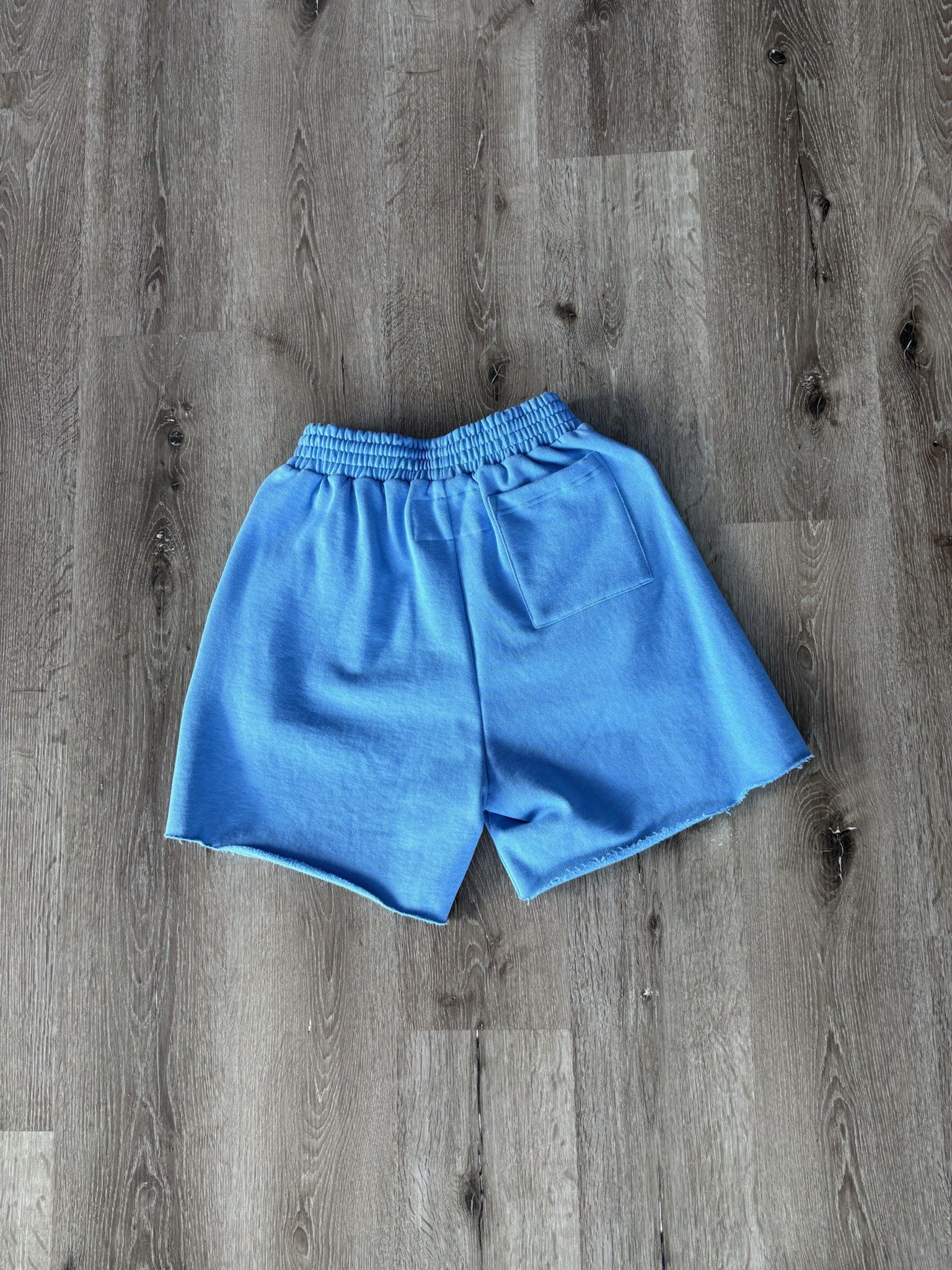 Sp5der Sp5der "OG Web" V2 Sweatshort (Dusty Blue) Size US 31 - 2 Thumbnail