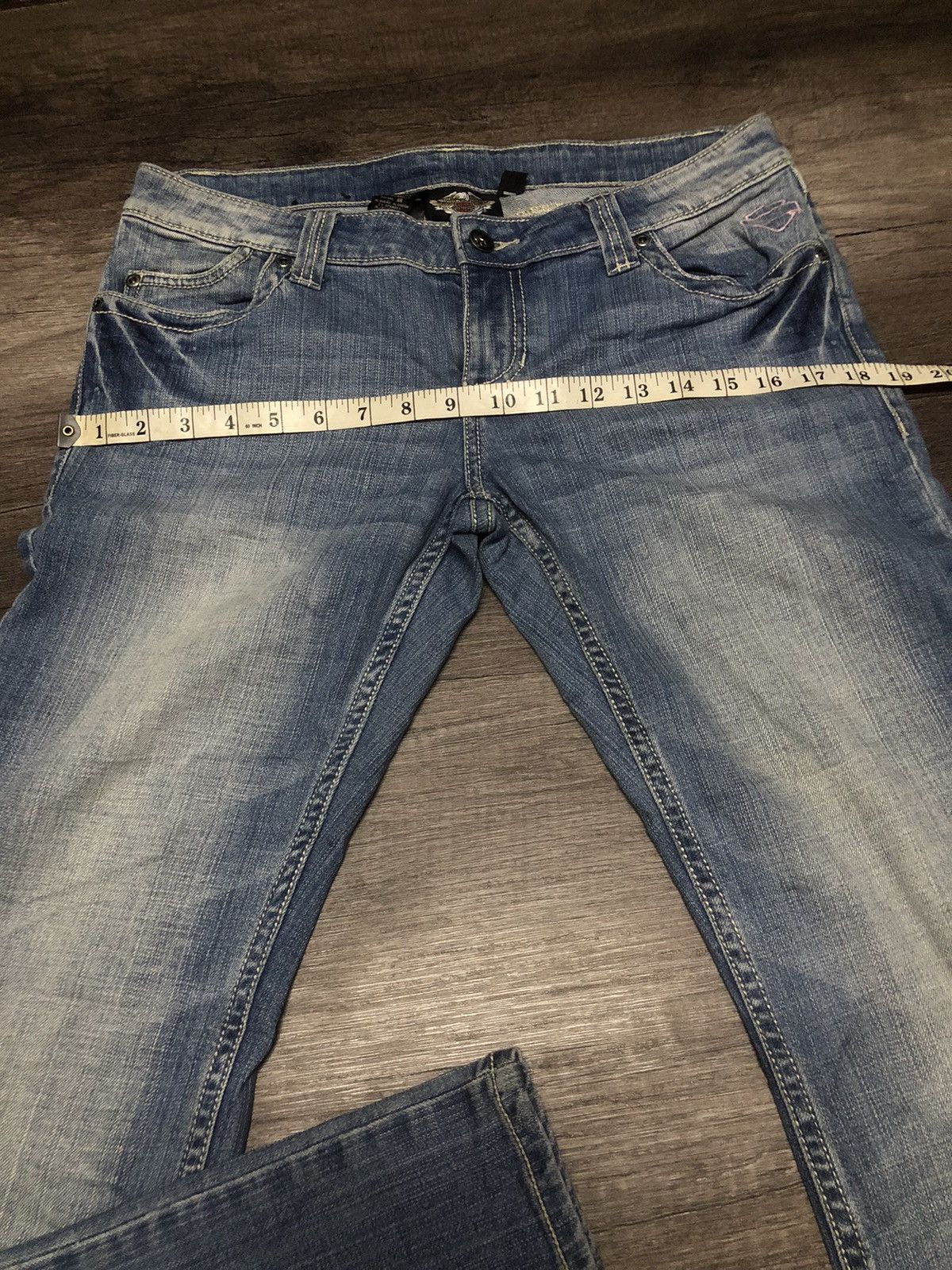 Harley Davidson × Vintage HARLEY DAVIDSON DENIM JEANS Size 32" / US 10 / IT 46 - 19 Thumbnail