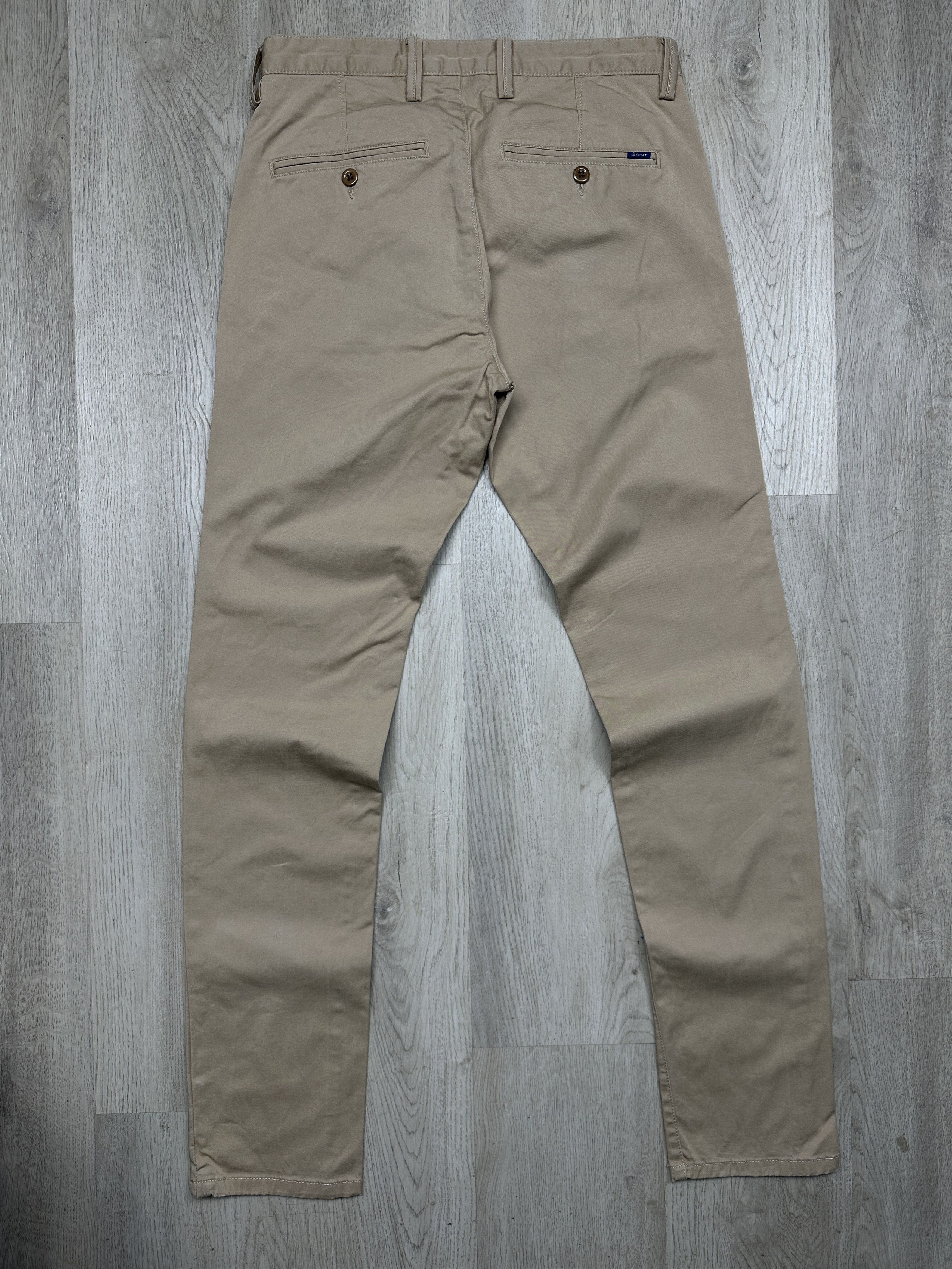 Gant Gant Mens Chino Pants Trousers Size US 32 / EU 48 - 7 Thumbnail