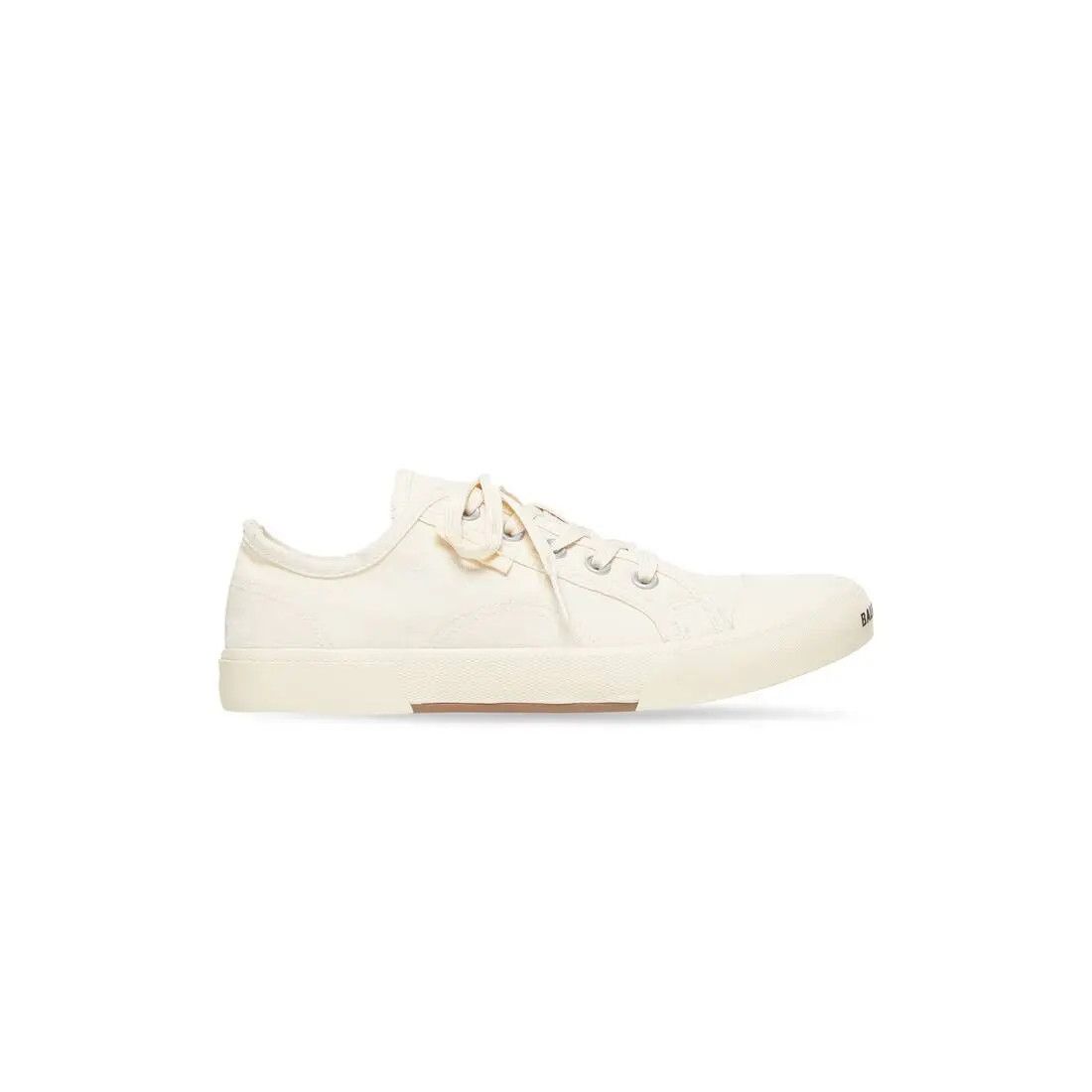 Balenciaga o1mt1gz0425 Paris Low Top Sneakers in Cream Size US 6 / EU 39 - 1 Thumbnail