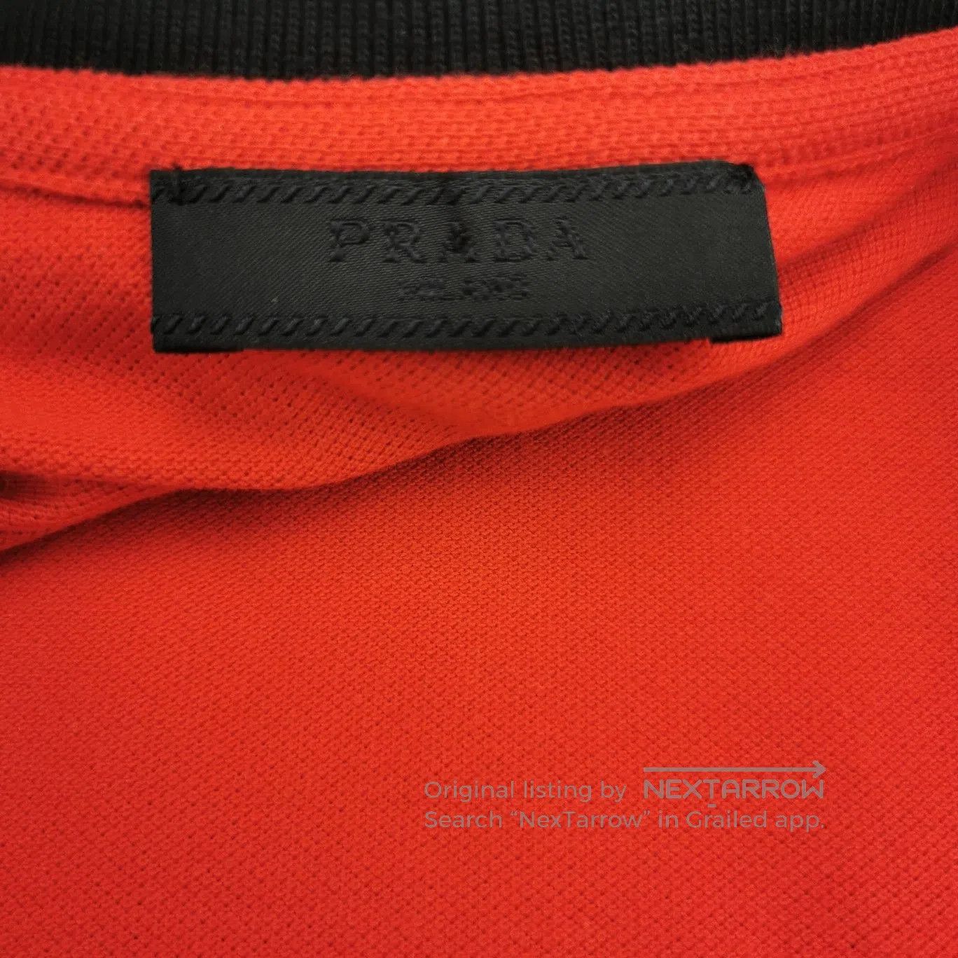 Prada Prada Colorblock Collared Cotton T. Size US L / EU 52-54 / 3 - 3 Thumbnail