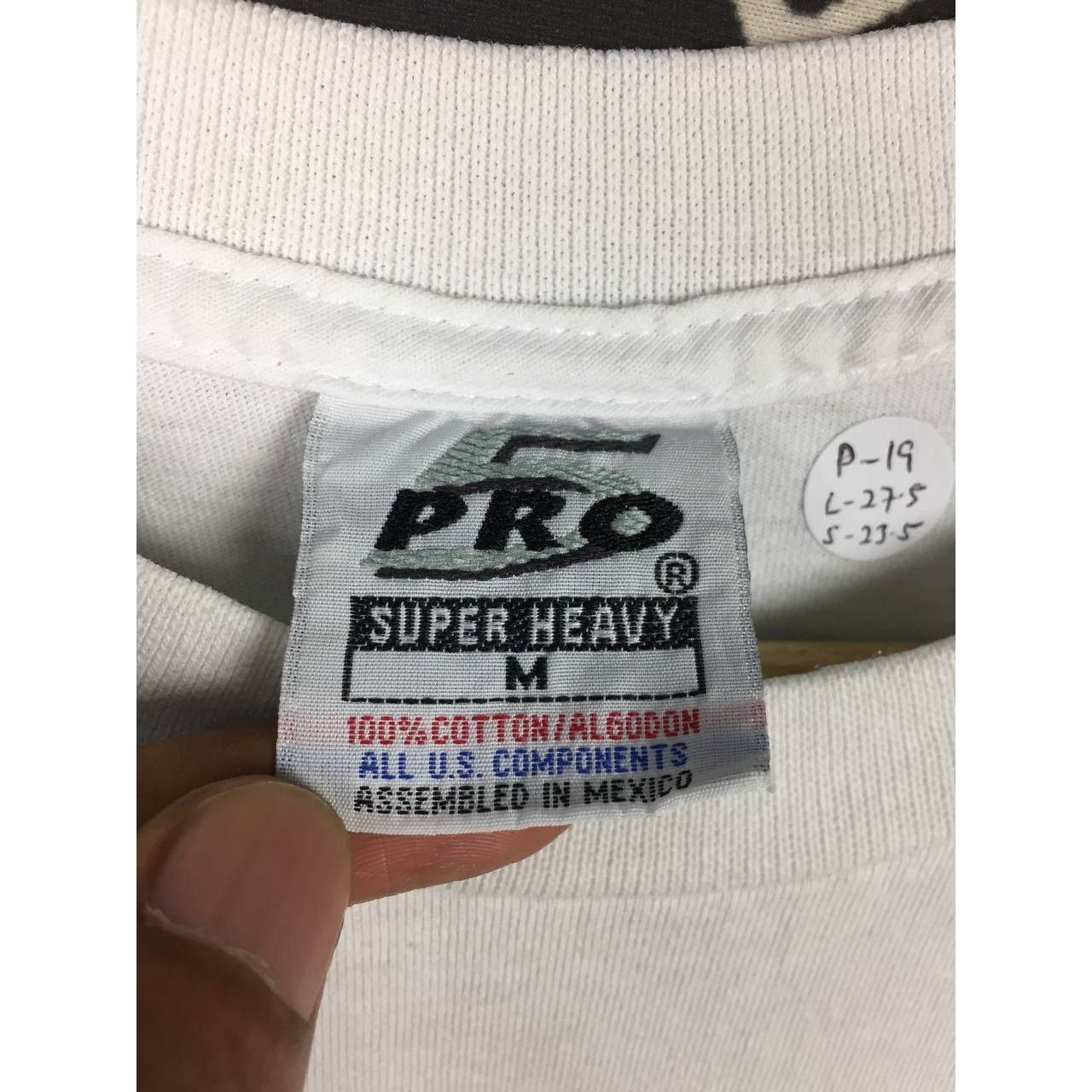 Rap Tees × Vintage Vtg Pro 5 Plain Blanks Super Heavy Longsleeve Rap Tees Size US M / EU 48-50 / 2 - 16 Thumbnail