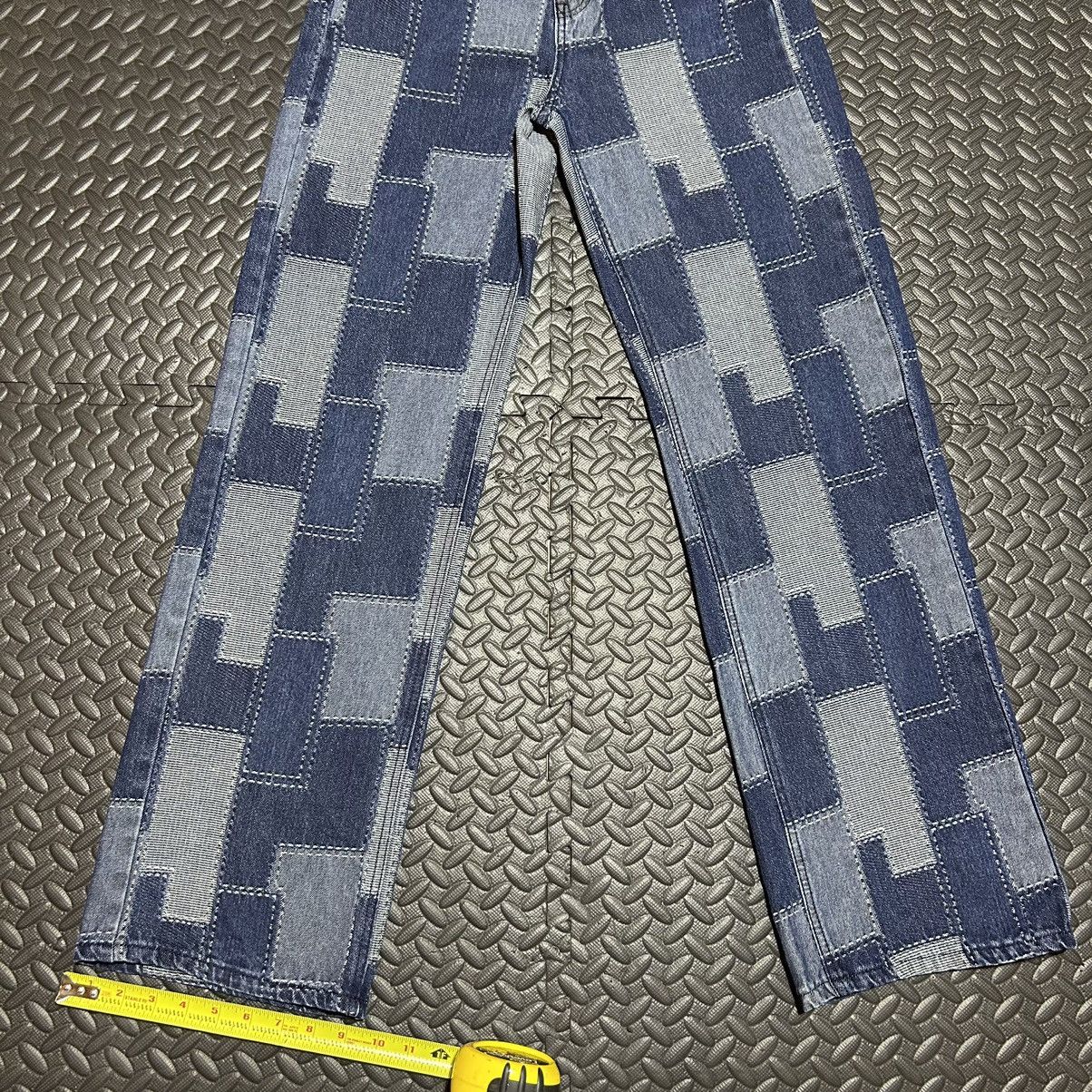 Shein Shein Jeans Patchwork Womens Size Small High Rise Denim Size 26" / US 2 / IT 38 - 6 Thumbnail
