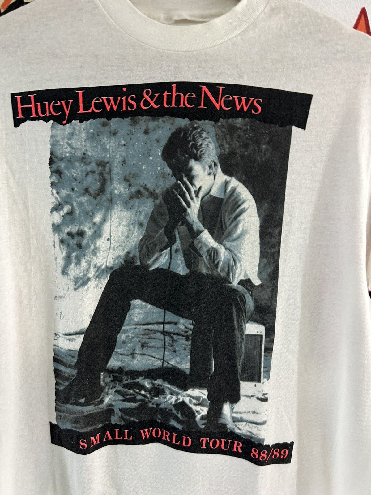 Vintage Small world Tour 1988/89 Lewis tee Size US S / EU 44-46 / 1 - 2 Thumbnail
