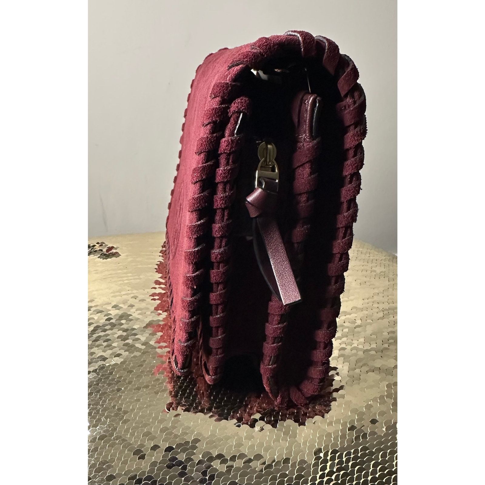 Tory Burch Tory Burch Marion Suede Combo Crossbody Size ONE SIZE - 2 Thumbnail
