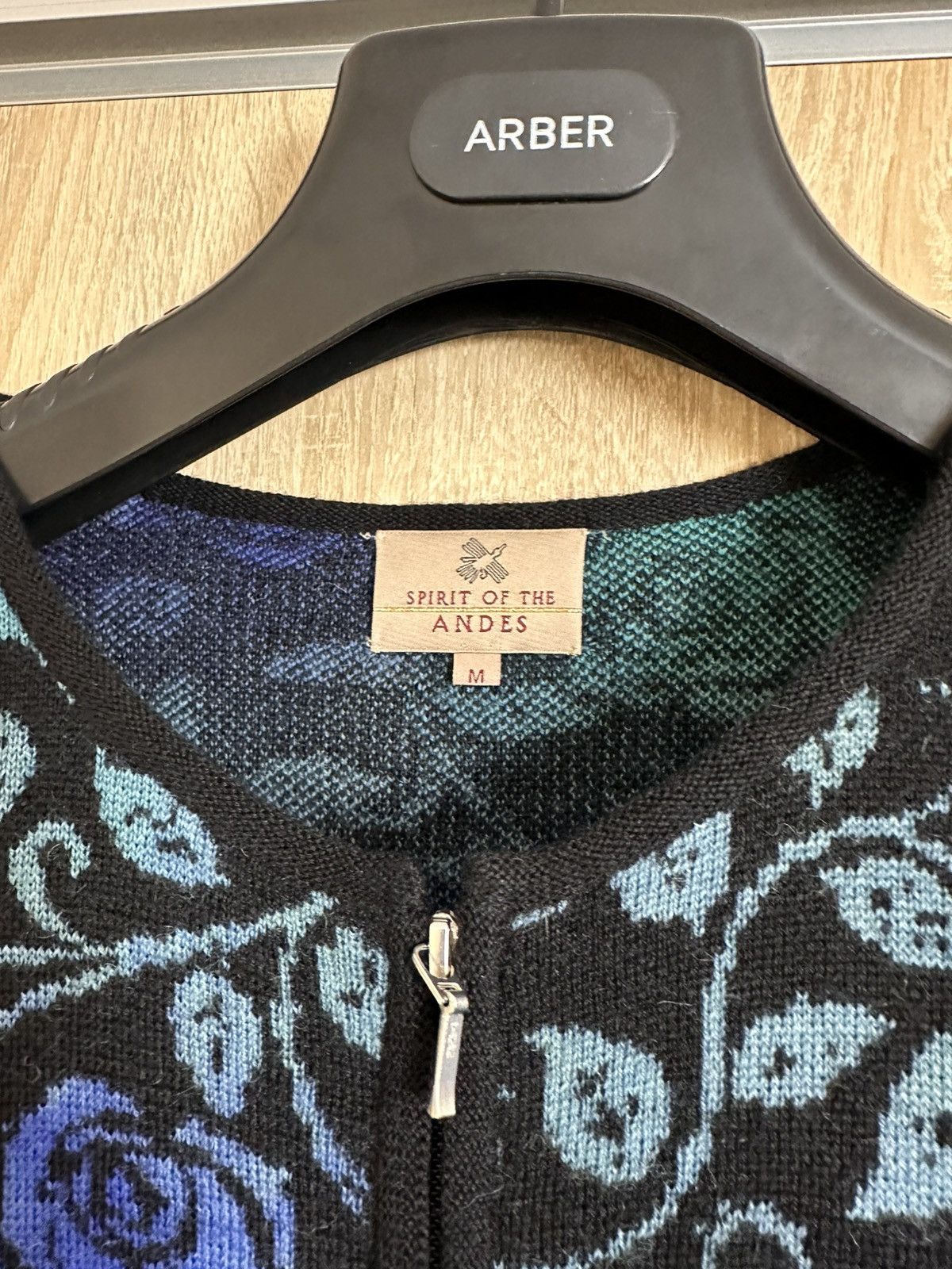 Vintage 🔥 Spirit Of The Andes Baby Alpaca Cardigan Sweater Oleana Size M / US 6-8 / IT 42-44 - 3 Thumbnail