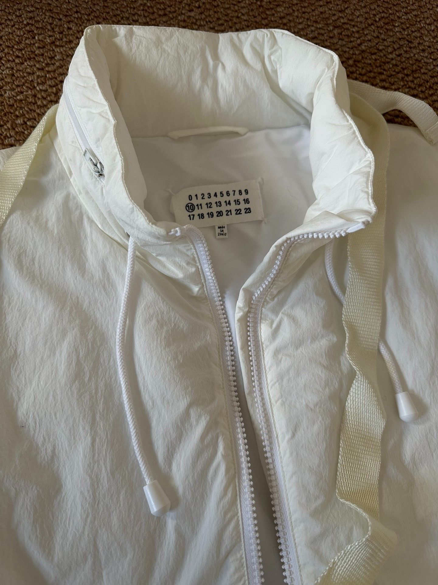 Maison Margiela Maison Margiela White men's sports cotton clothes jacket 25 Size US M / EU 48-50 / 2 - 3 Thumbnail