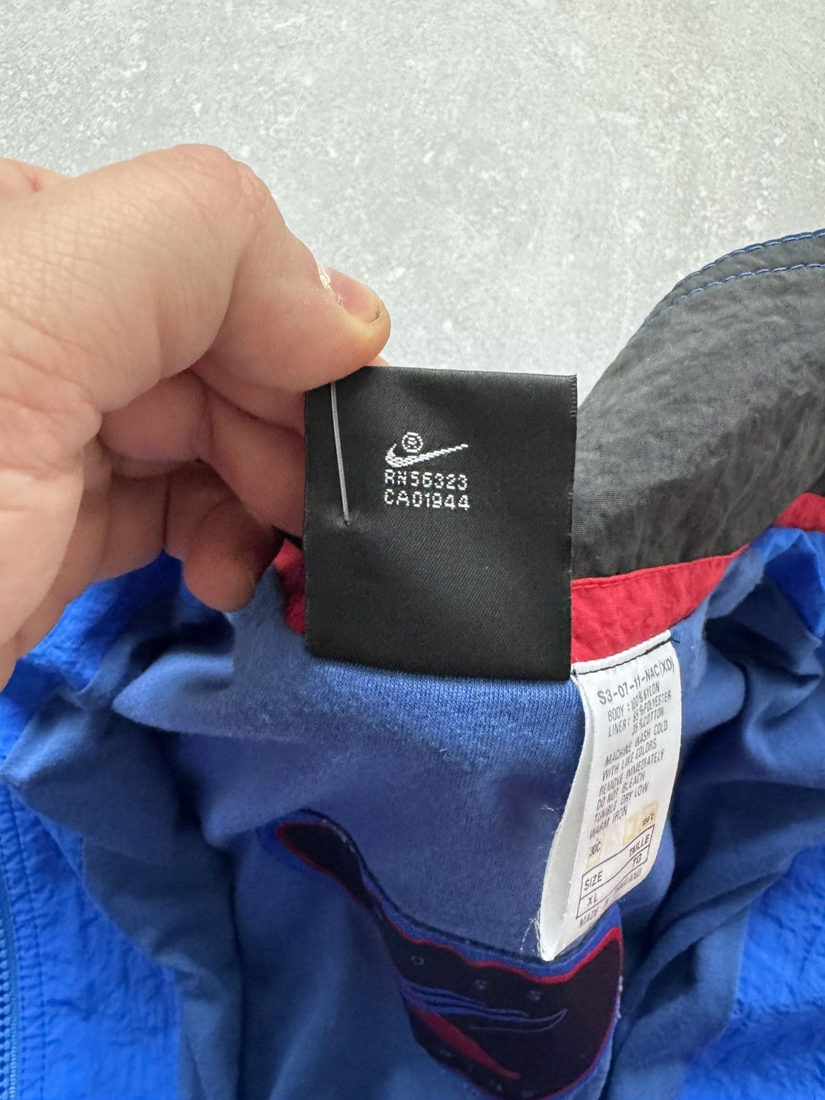 90s Vintage Nike Cross Training Nylon Top Track Jacket Logo