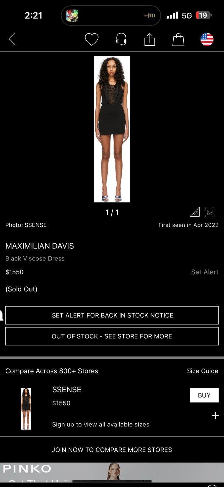 Maximilian Davis $1,550 Fringe fall mini dress Size M / US 6-8 / IT 42-44 - 6 Thumbnail