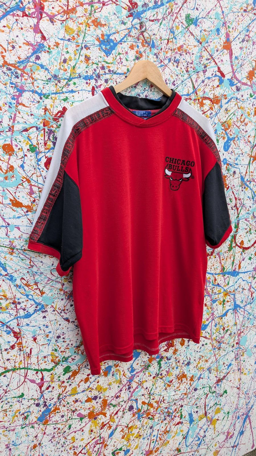 Starter Vintage Chicago bulls tshirt tee 90s Starter basketball Size US L / EU 52-54 / 3 - 3 Thumbnail