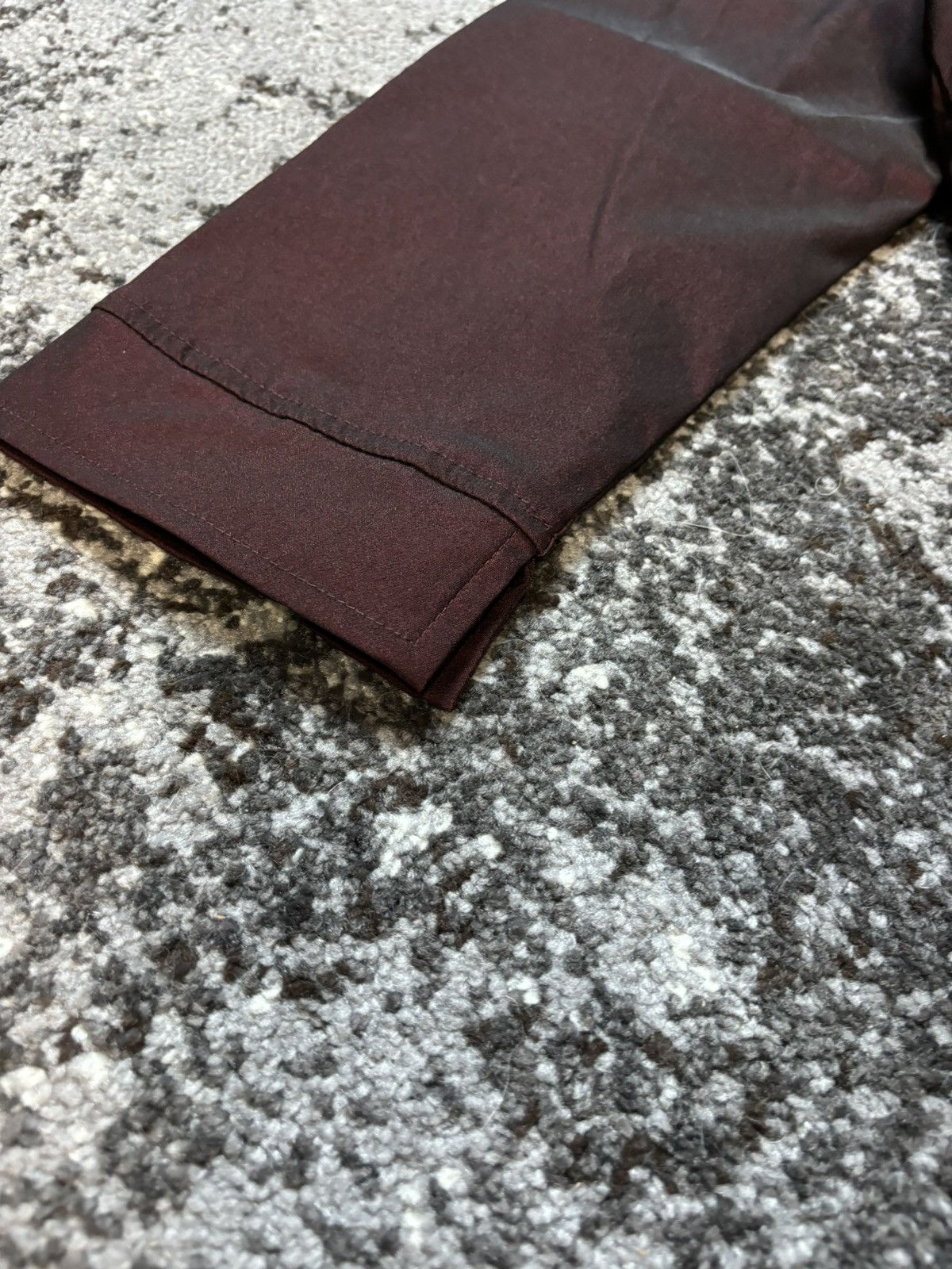 Designer × Japanese Brand × Vintage Vintage Blinddate nylone metal wine red blouses Size M / US 6-8 / IT 42-44 - 2 Thumbnail