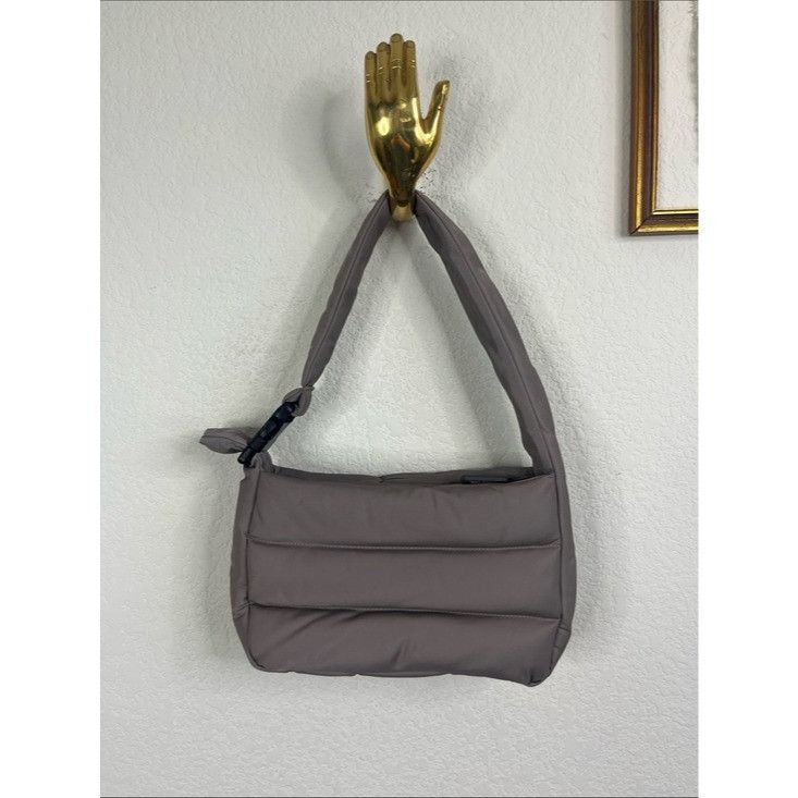 Heaven by Marc Jacobs MARC JACOBS Taupe Heaven By Nylon Messenger Bag In Cement Pu Size ONE SIZE - 6 Thumbnail
