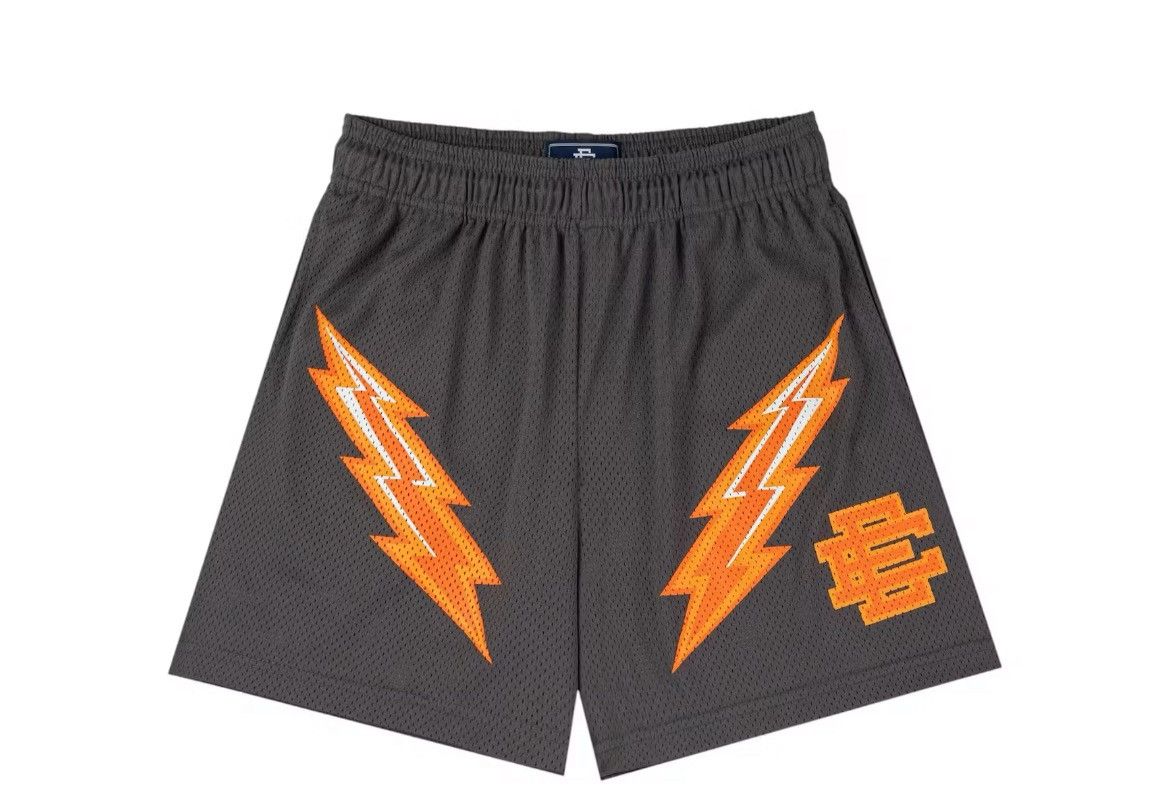 Eric Emanuel Eric Emanuel thunderstorm grey lightning bolt shorts medium Size US 30 / EU 46 - 1 Thumbnail