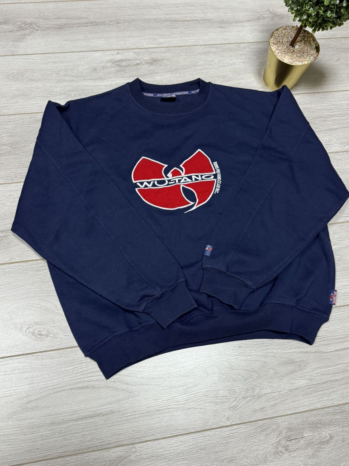 Wu-Tang Clan Wutang vintage embroidered big logo sweatshirt Size US XXL / EU 58 / 5 - 7 Thumbnail