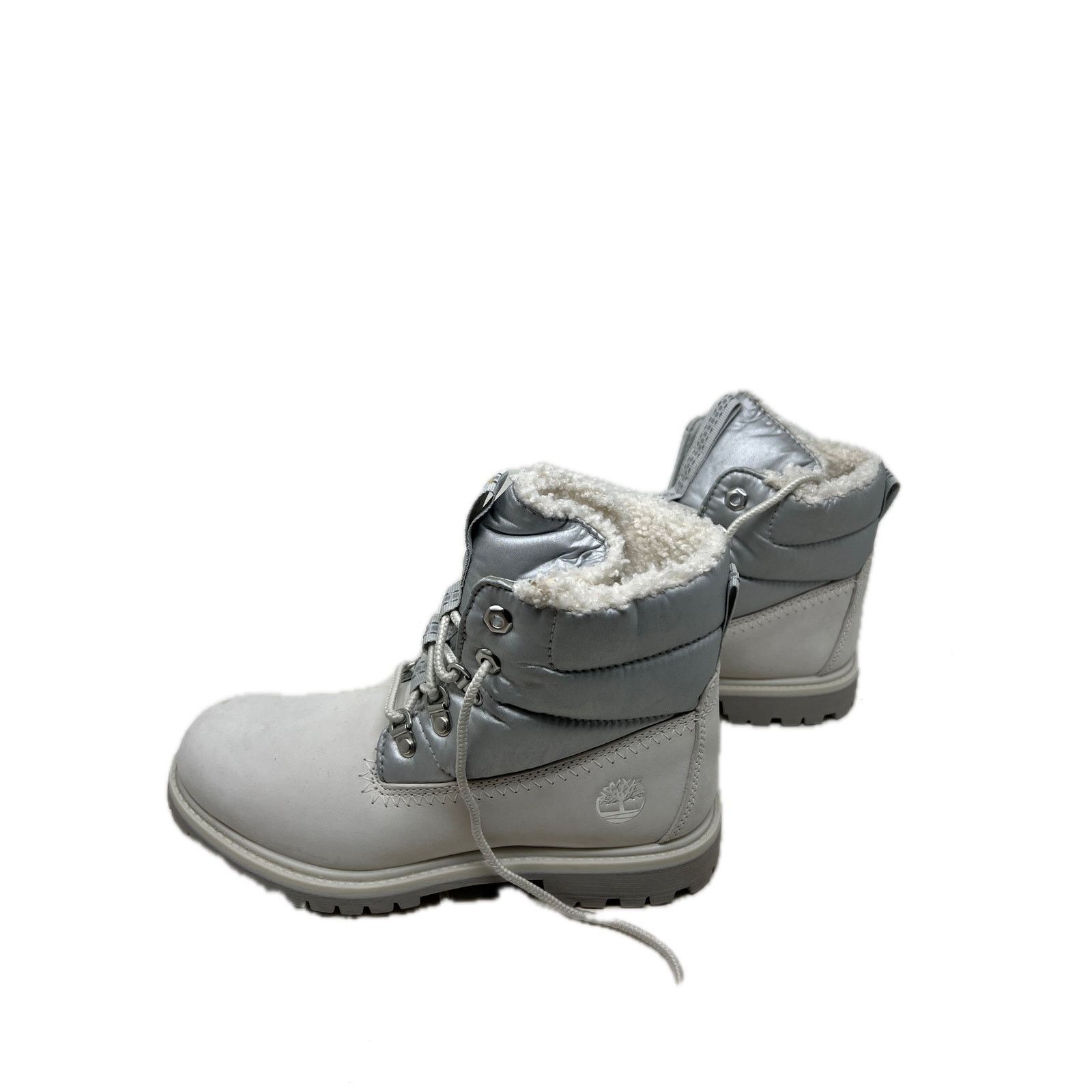 Timberland Timberland High Boot 6" Puffer White Silver Boots Womans 6.5 Size US 6.5 / IT 36.5 - 2 Thumbnail