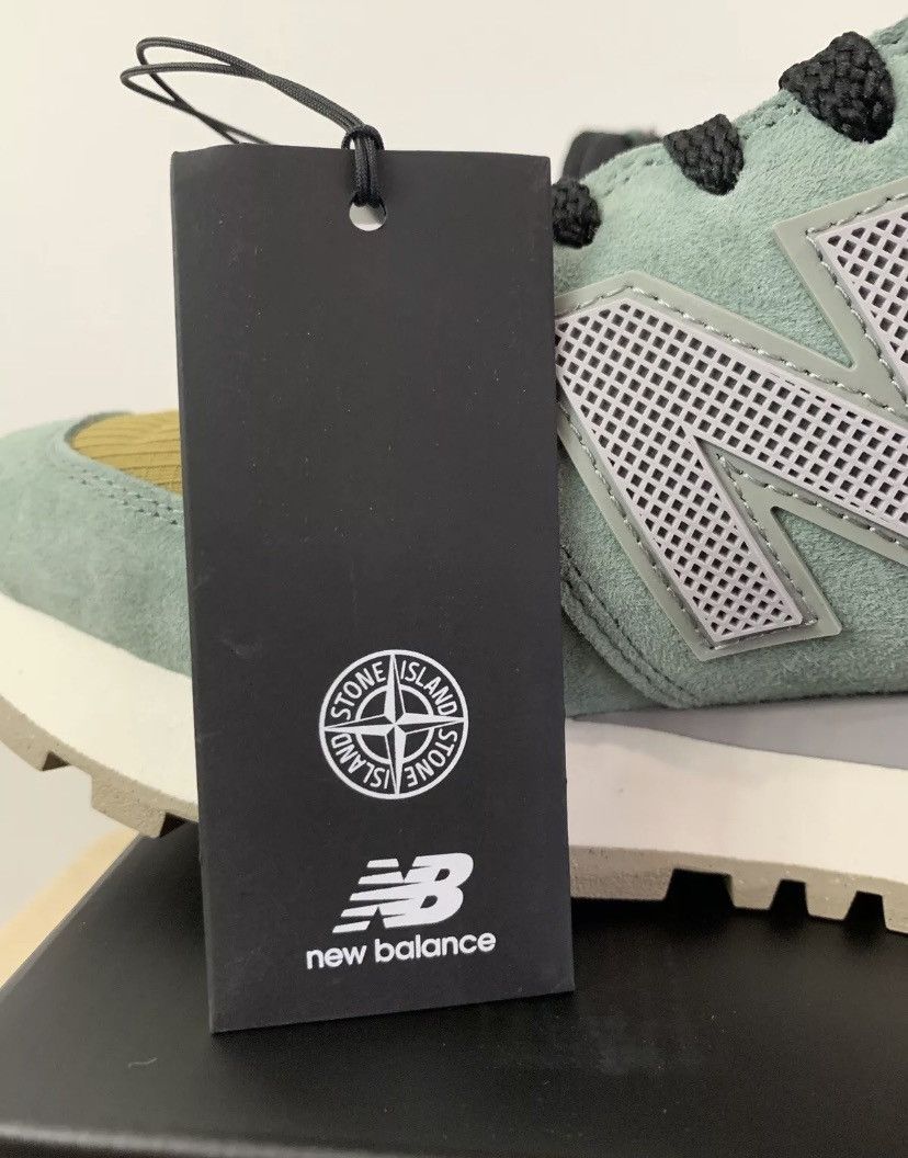 New Balance × Stone Island New Balance 574 x Stone Island Legacy Light Green Size 9.5 Size US 9.5 / EU 42-43 - 8 Thumbnail