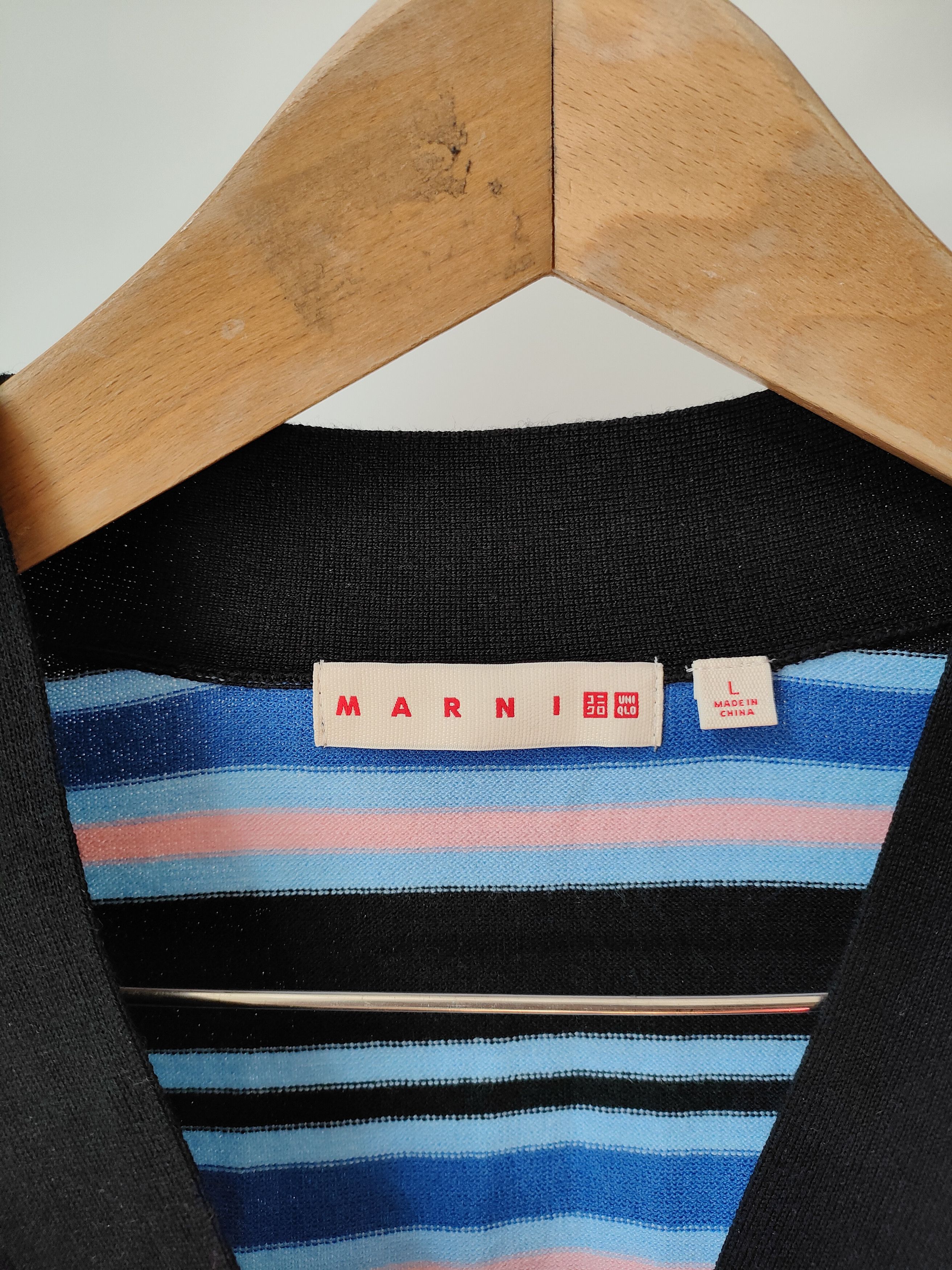 Marni × Uniqlo Marni Striped Cardigan Sweater Size US L / EU 52-54 / 3 - 4 Thumbnail