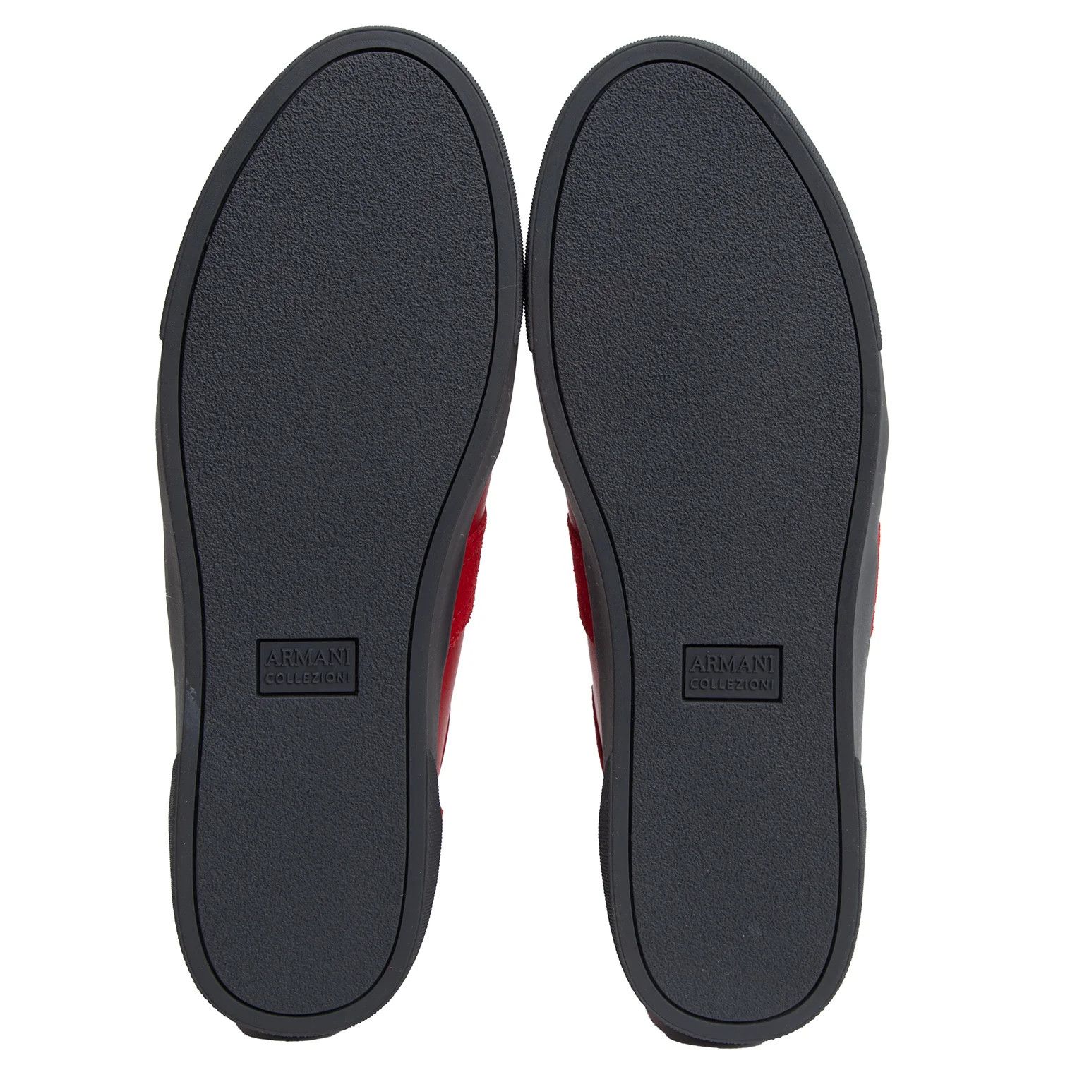 Armani Collezioni Suede and Leather Sneakers in Red EUR44 Size US 5 / EU 37 - 12 Thumbnail