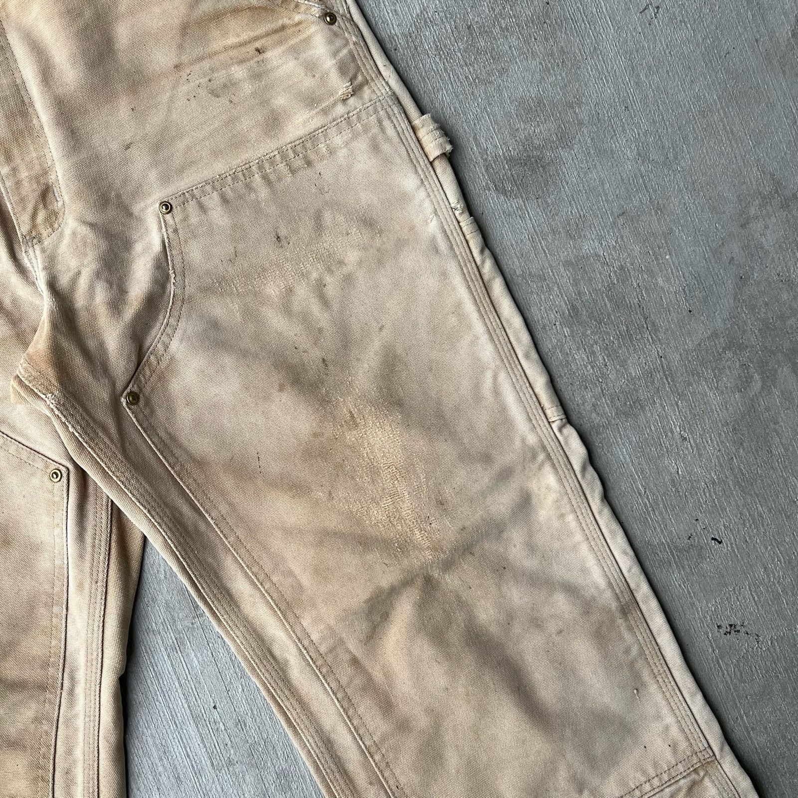 Carhartt × Vintage Carhartt brown double knee work wear carpenter pants Size US 35 - 8 Thumbnail