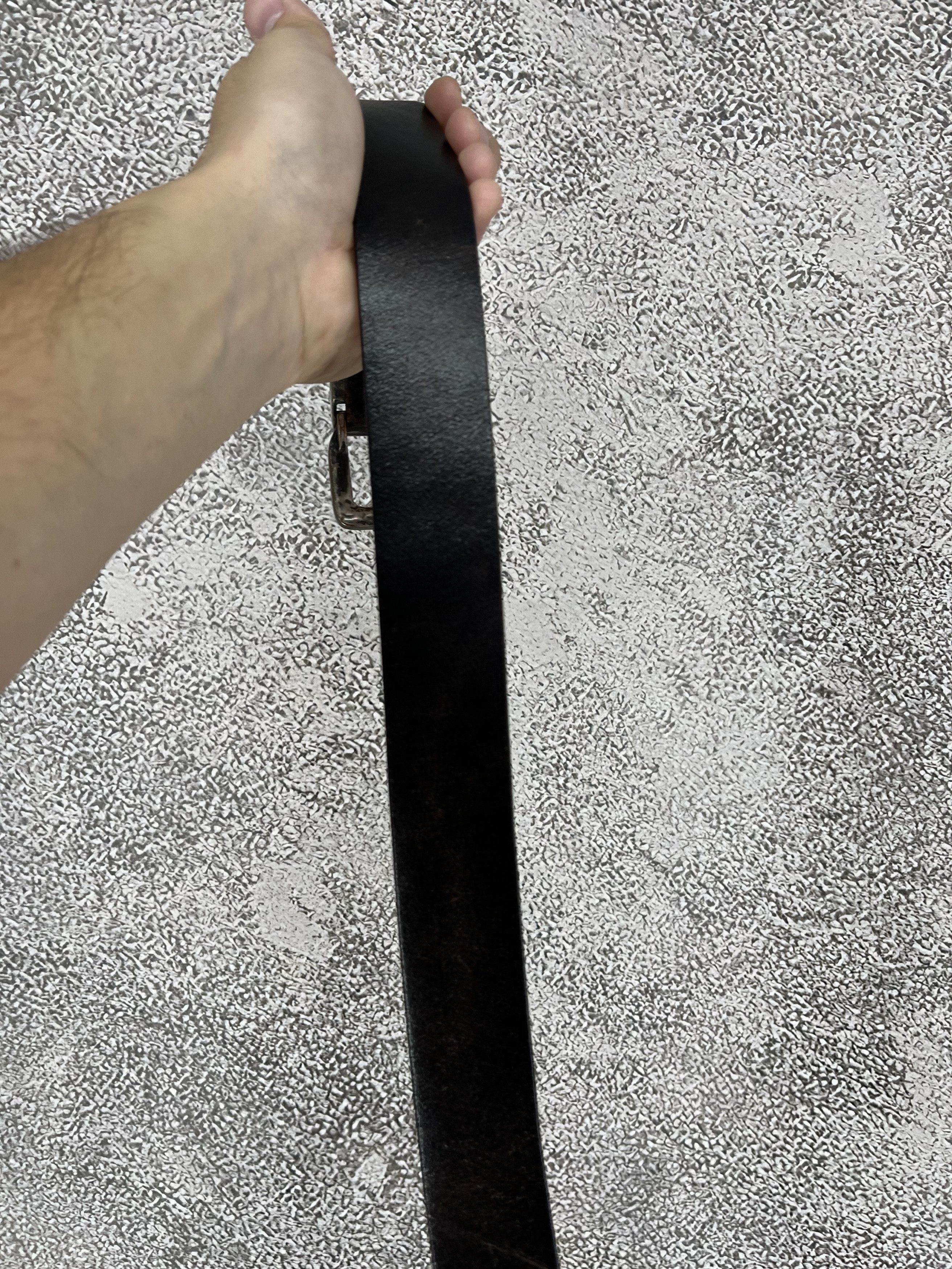 Diesel Vintage Y2K Diesel Belt Leather Metal Logo Japanese Size ONE SIZE - 4 Thumbnail