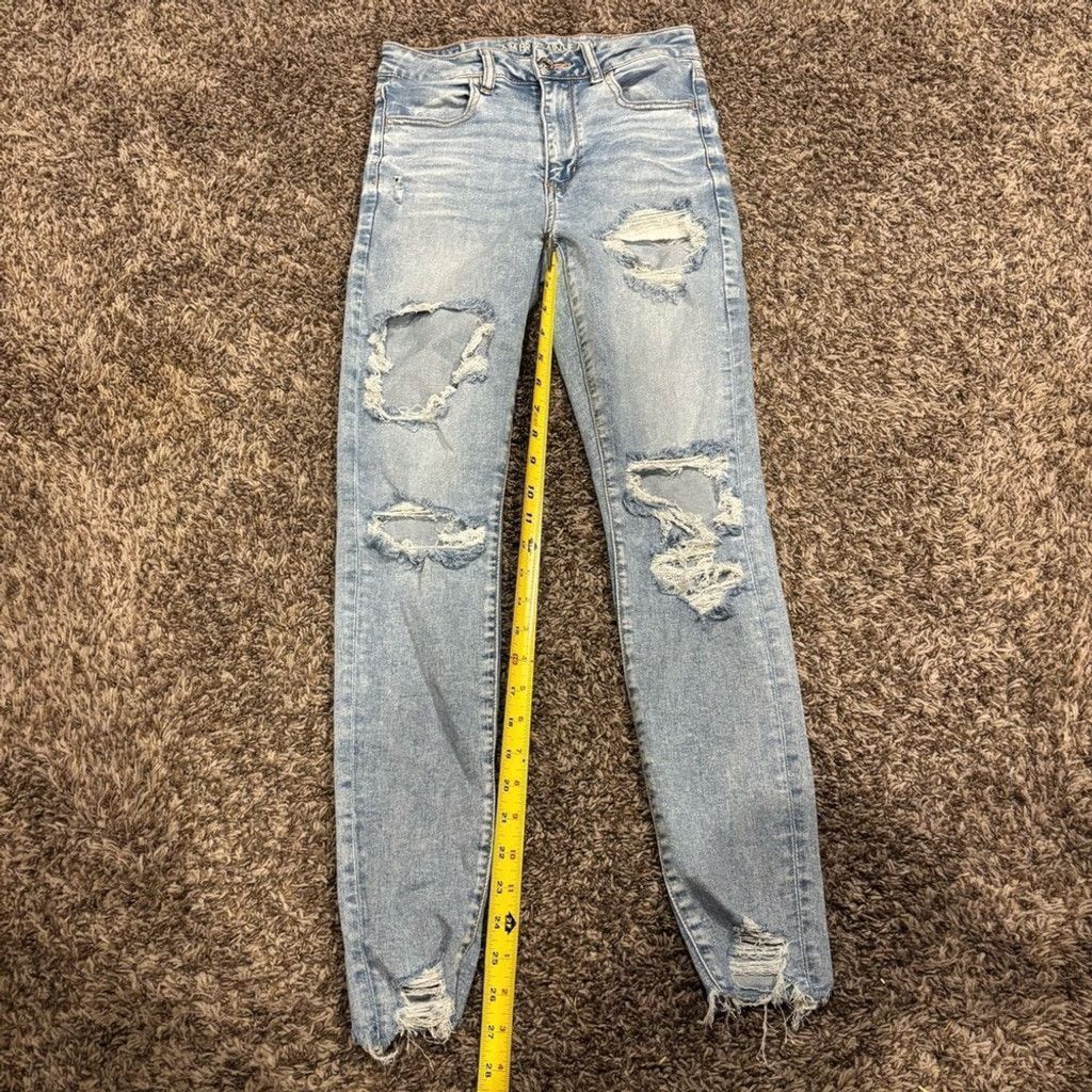 American Eagle Outfitters American Eagle Outfitters Distressed Jegging Jeans Size 26" / US 2 / IT 38 - 5 Thumbnail