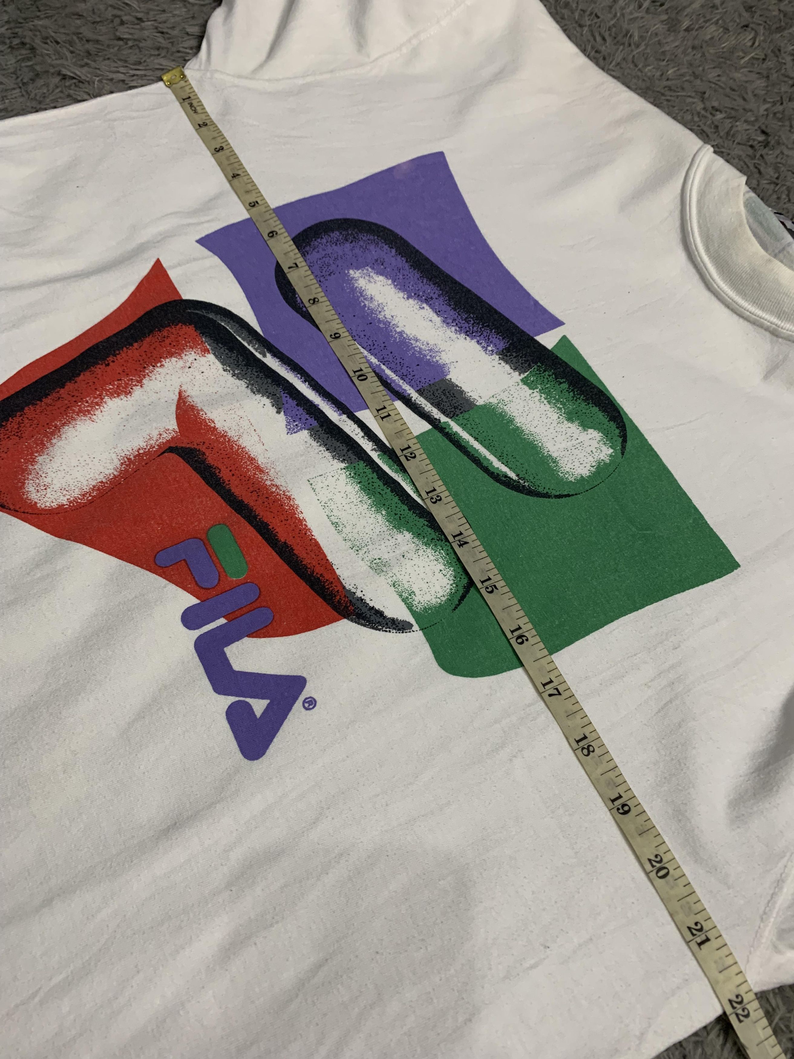 Vintage Vintage Fila Italy Flag Art 90's Very Rare Size US XL / EU 56 / 4 - 9 Thumbnail