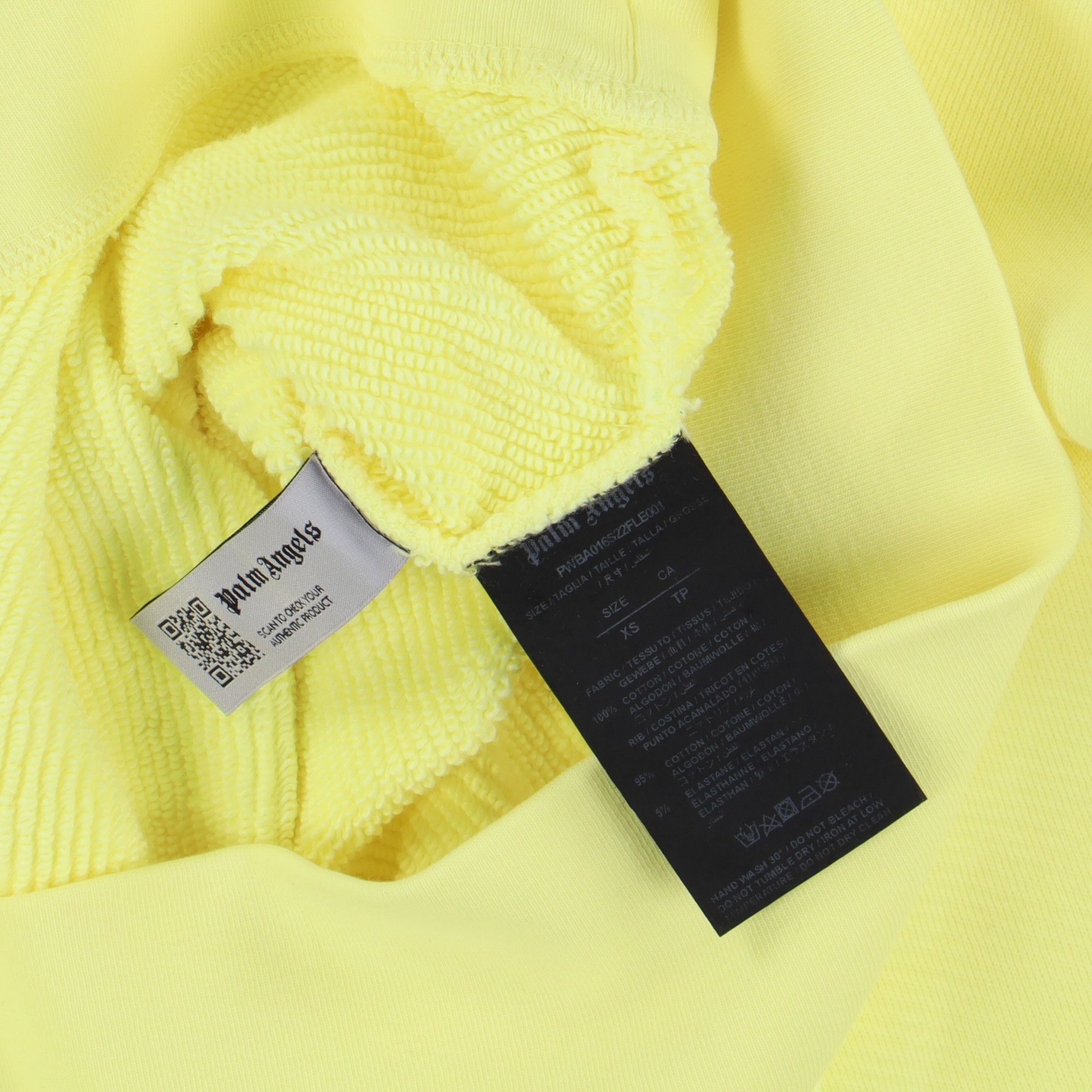 Palm Angels Yellow Dancing Bears Logo Mock Neck Sweatshirt Size US XS / EU 42 / 0 - 7 Thumbnail