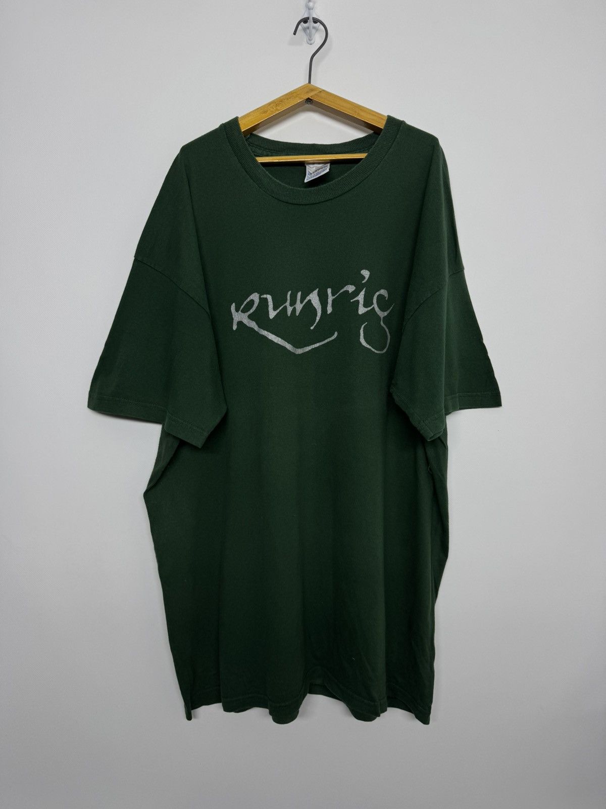 Vintage RARE 90s Runrig The Big Wheel Band T Shirt Vintage Size US XXL / EU 58 / 5 - 1 Thumbnail